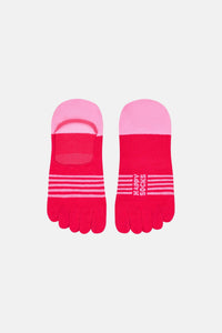 Happy Socks - Pembe Parmaklı Babet Çorap