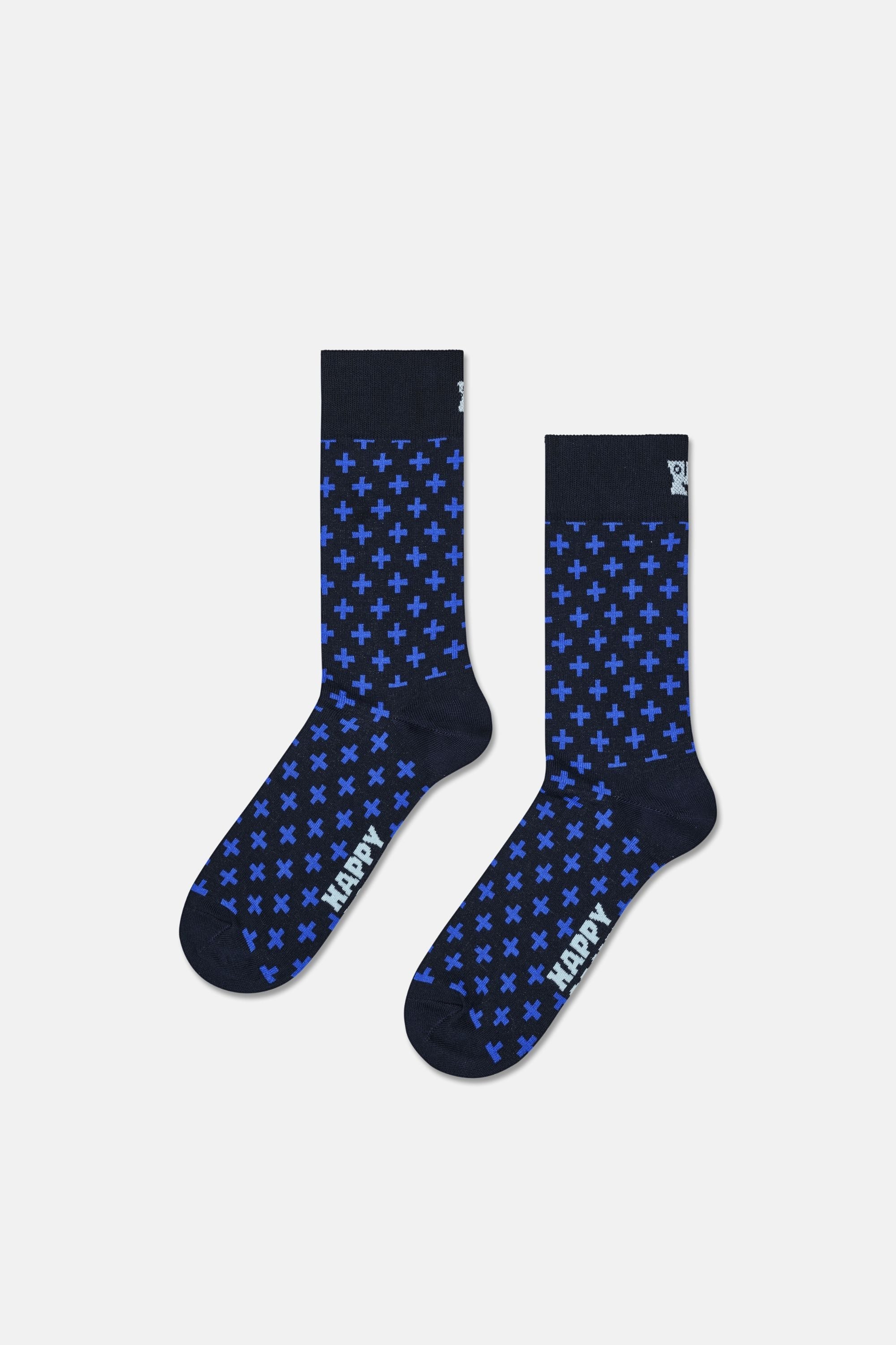 Happy Socks - Çok Renkli Geometrik Desenli 4'lü Pamuklu Çorap Seti