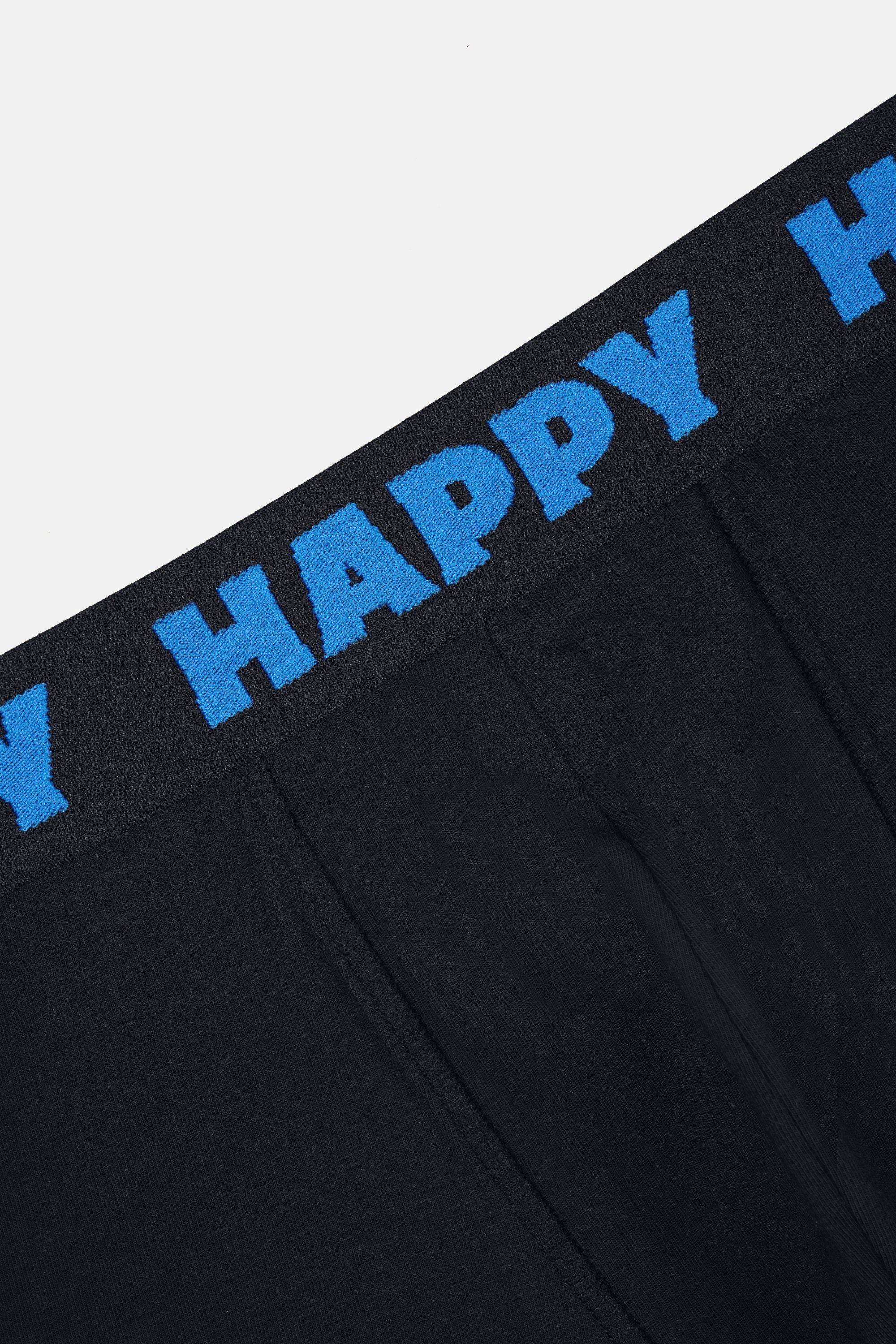 Happy Socks - Erkek Siyah Karışık Desenli 3'lü Boxer Seti