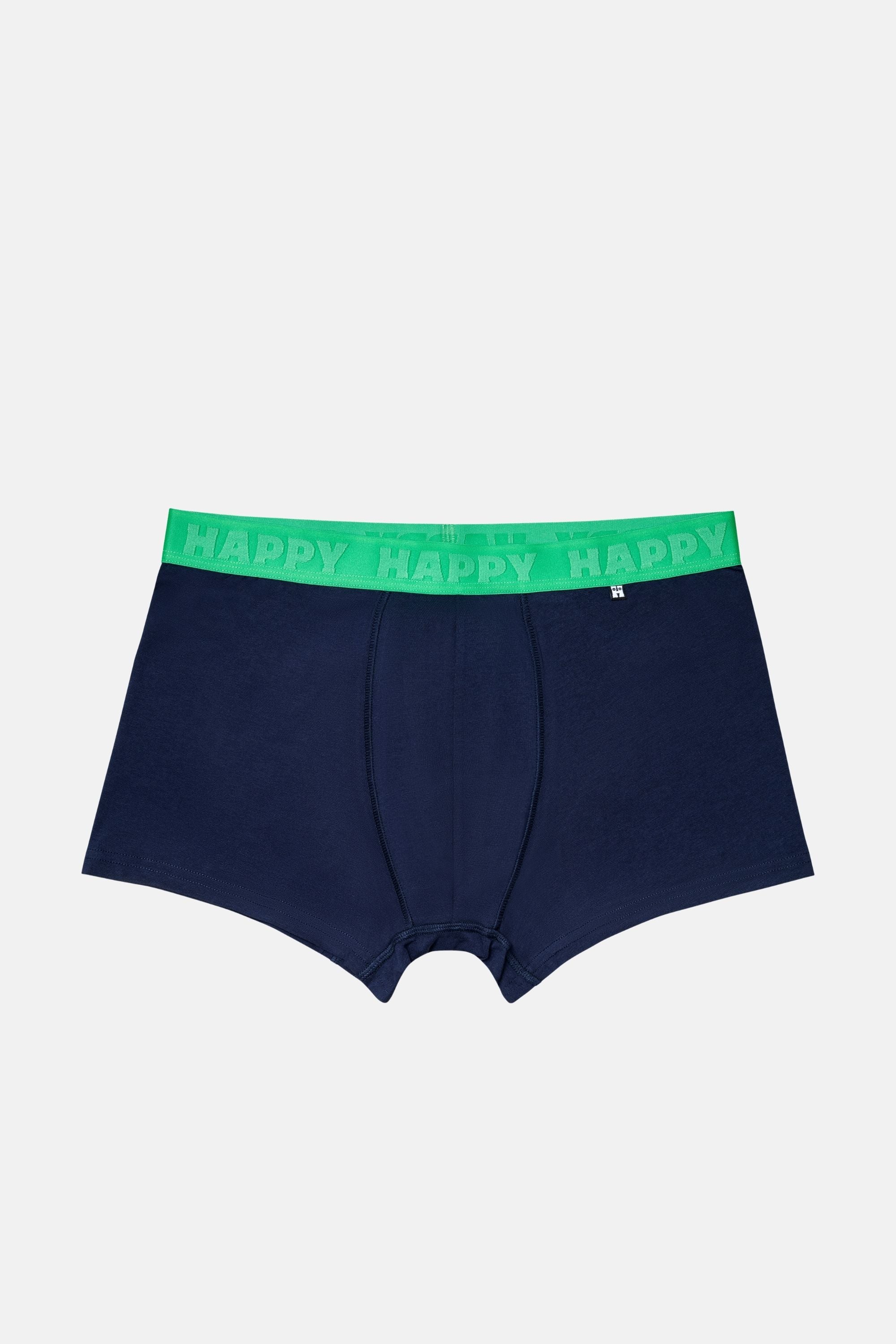 Happy Socks - Erkek Lacivert 3'lü Boxer Seti