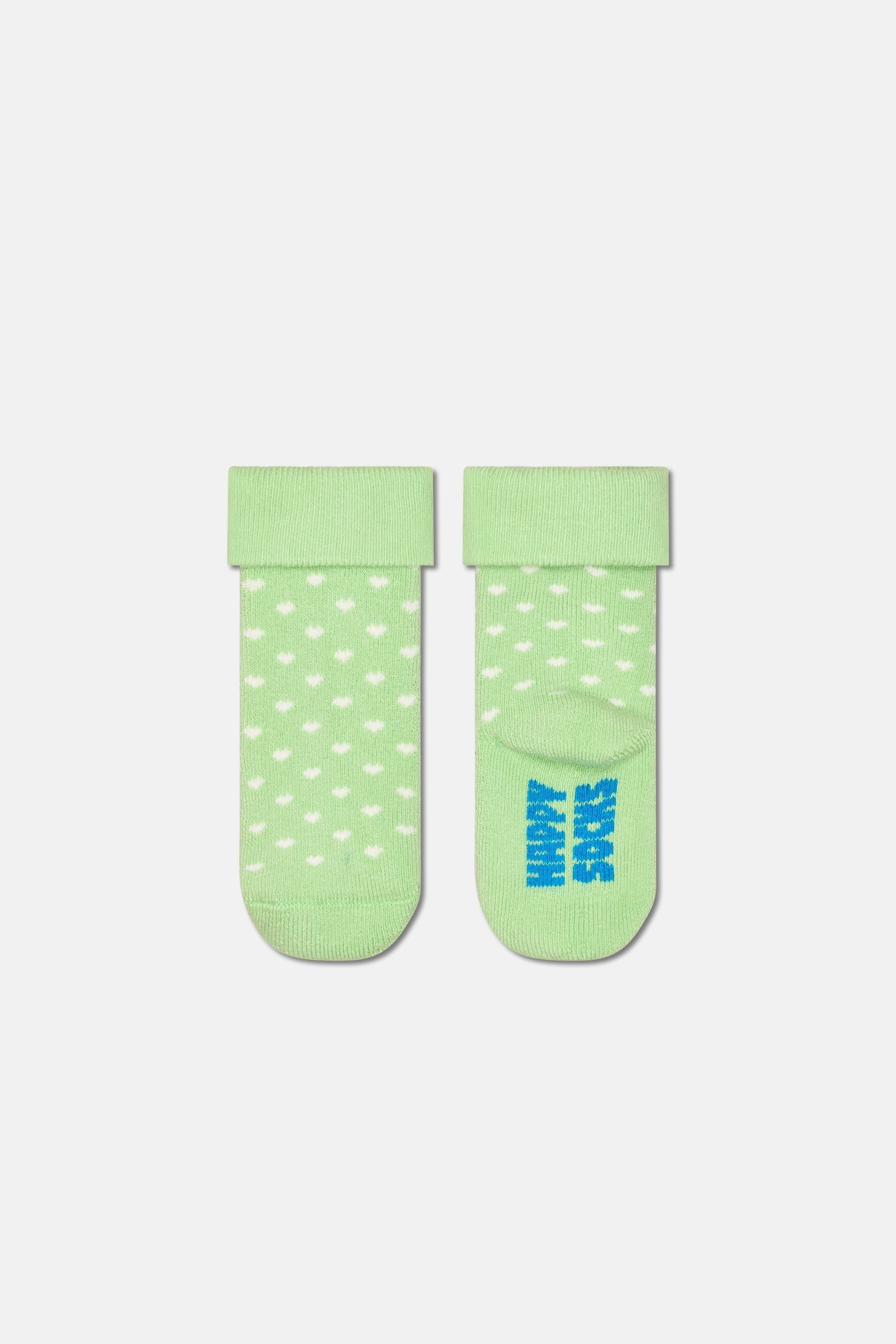 Happy Socks - Çocuk Çok Renkli Küçük Ayı Desenli 3'lü Pamuklu Çorap Seti