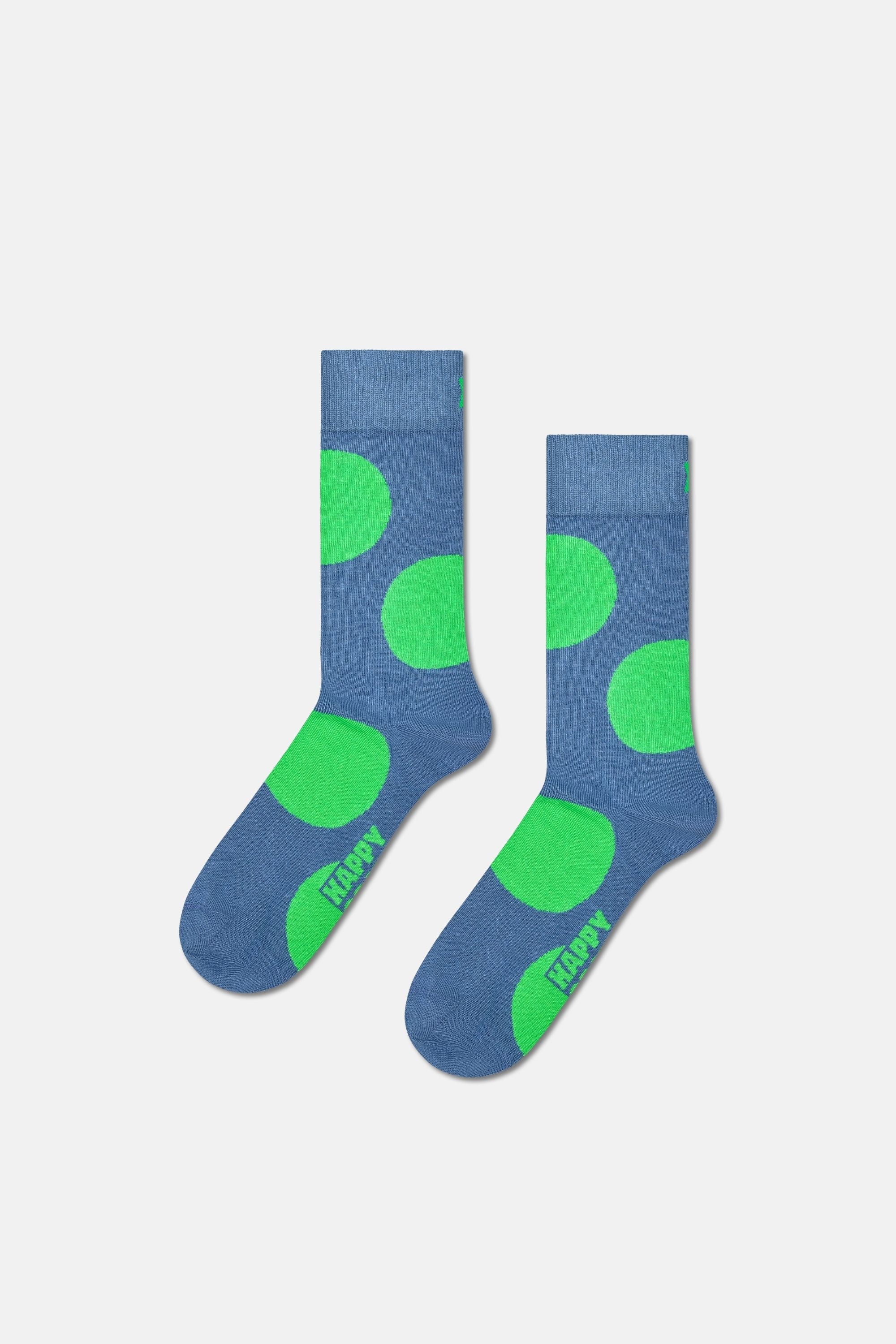 Happy Socks - Çok Renkli Karışık Desenli 3'lü Pamuklu Çorap Seti