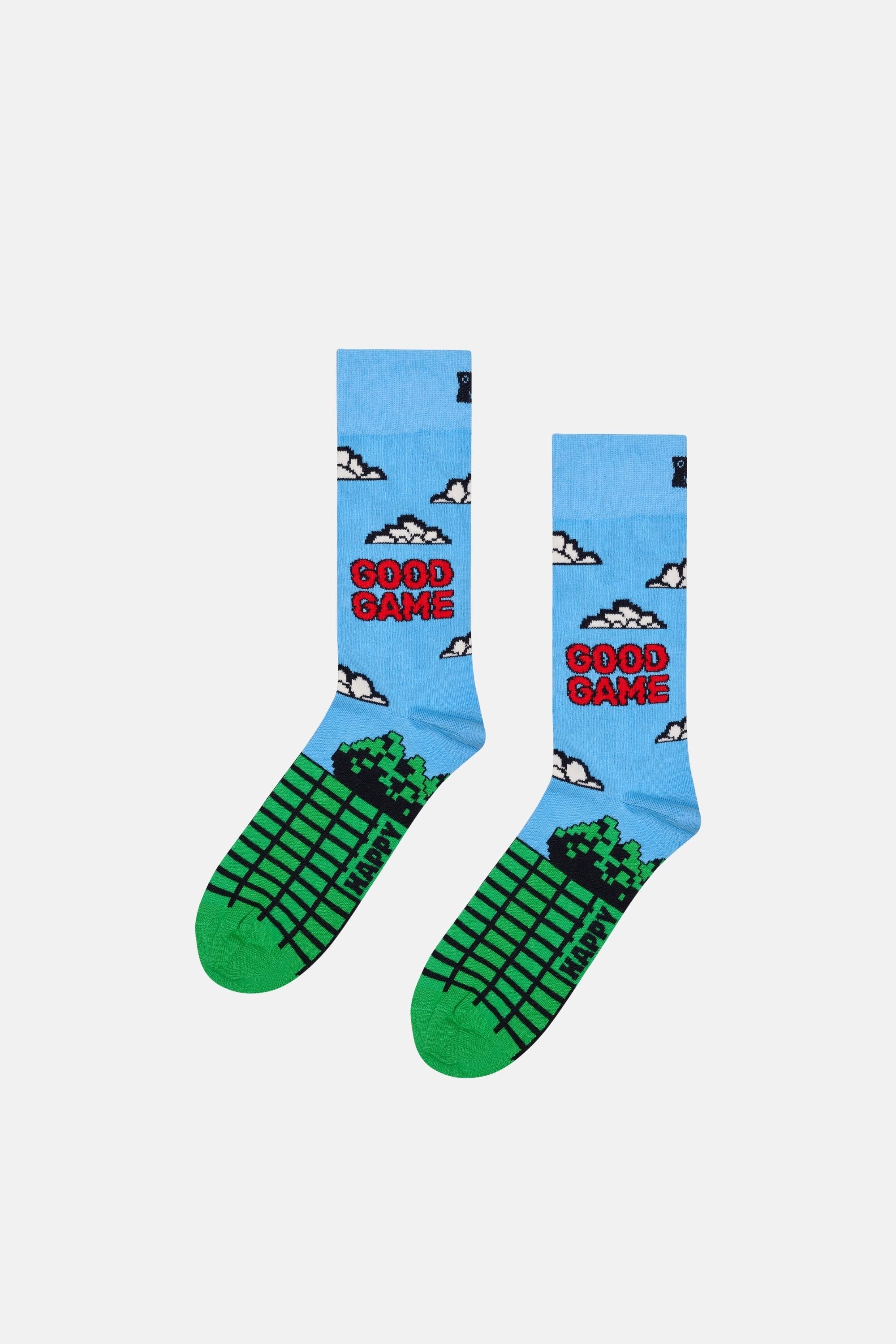 Happy Socks - Çok Renkli Oyun Temalı 2'li Çorap Hediye Seti