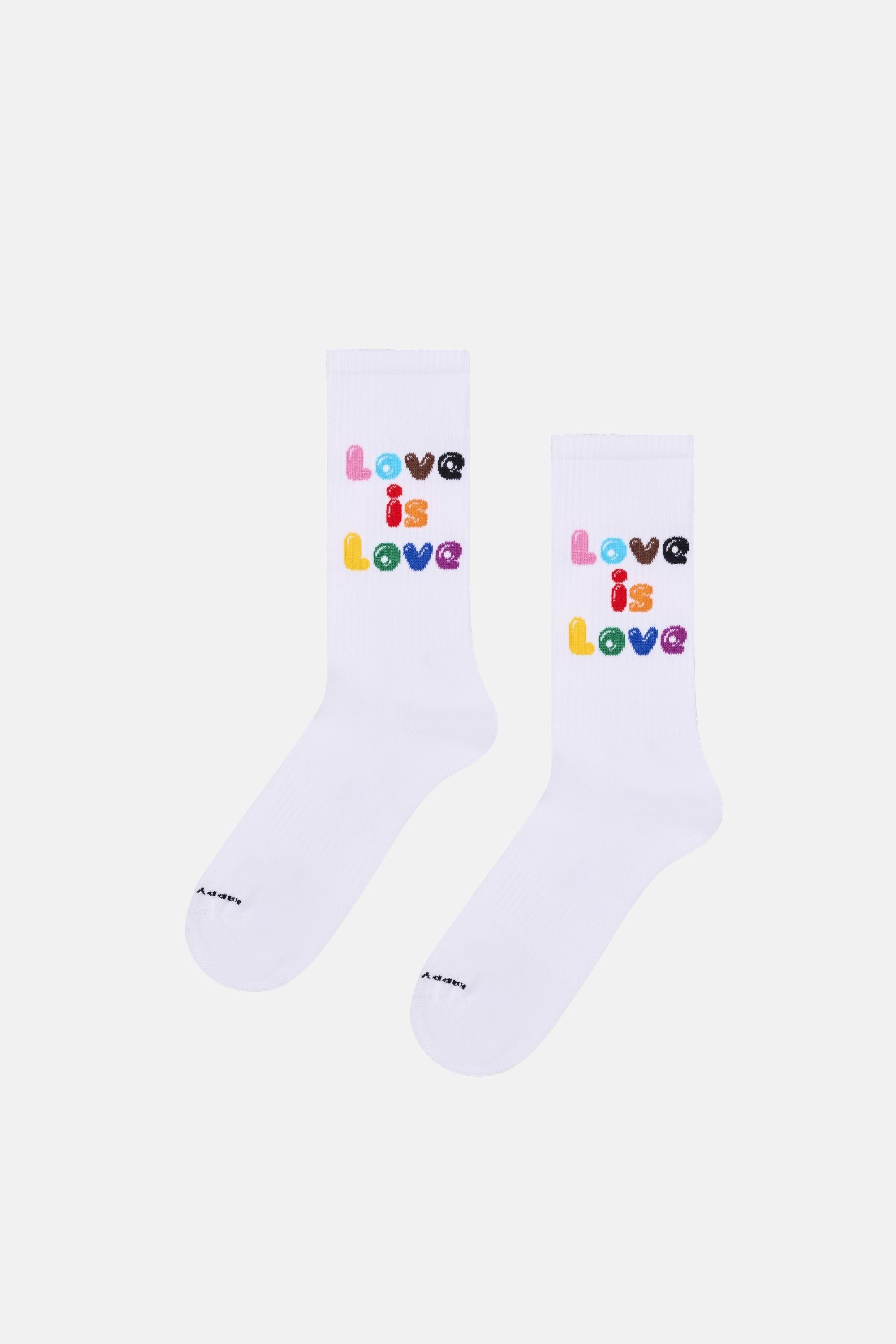 Happy Socks - Çok Renkli Sevgi Temalı 3’lü Sneaker Çorap Seti