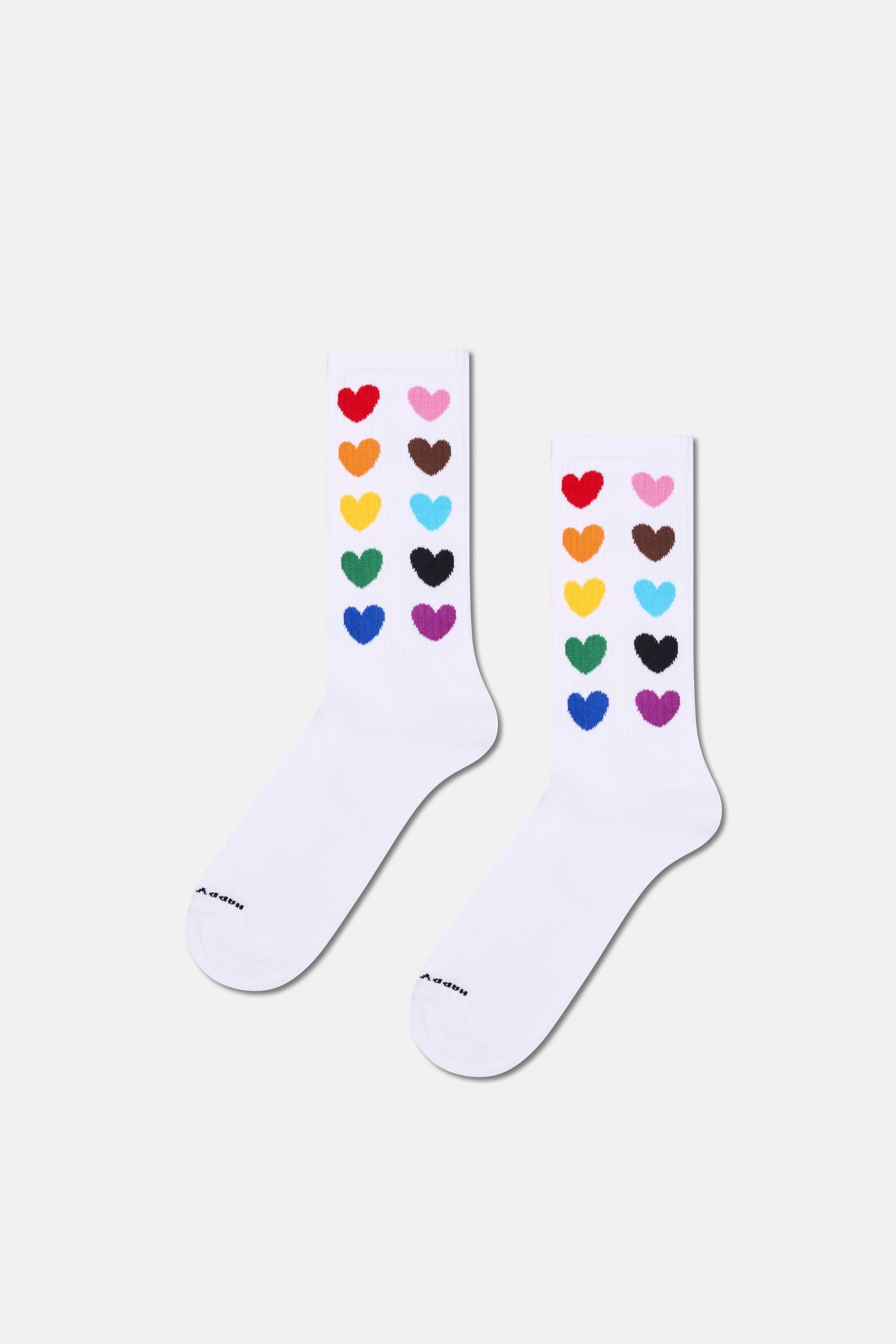 Happy Socks - Çok Renkli Sevgi Temalı 3’lü Sneaker Çorap Seti