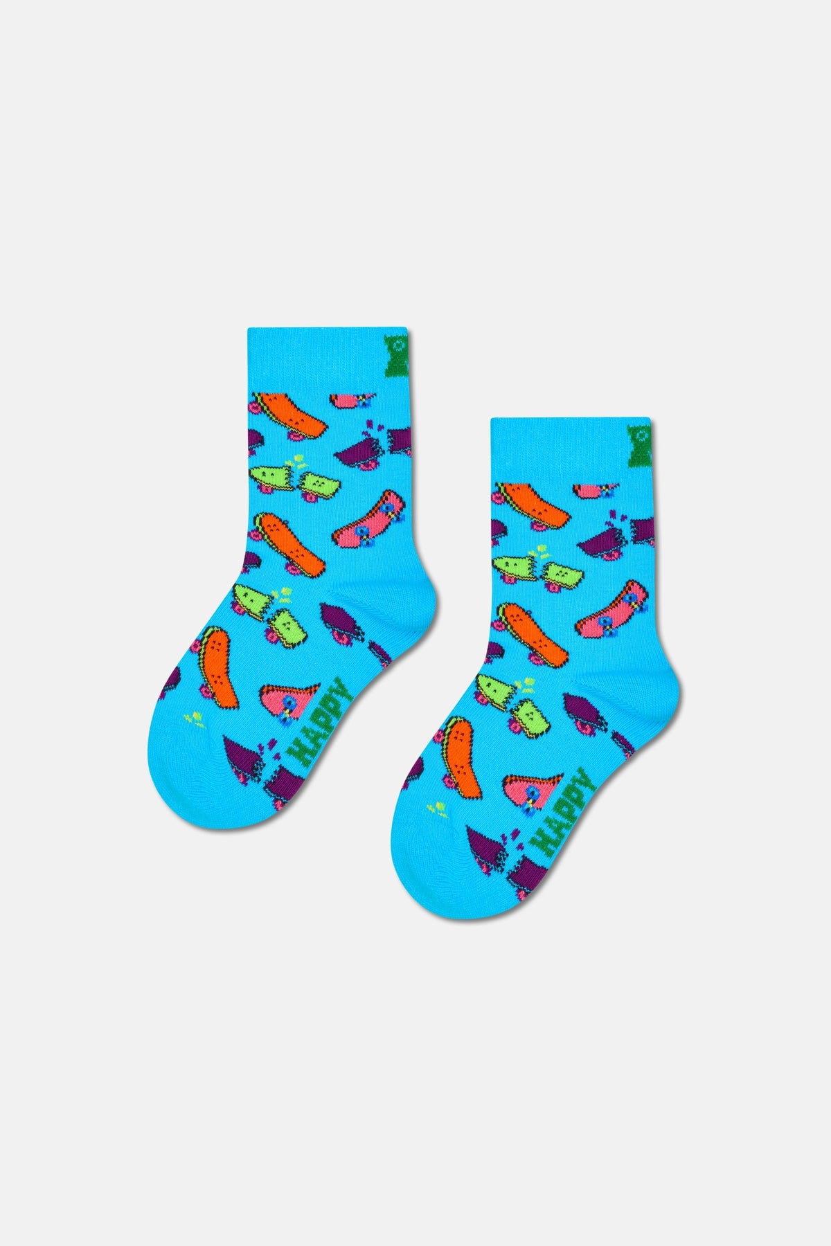 Happy Socks - Çocuk Yunus Desenli 3'lü Çorap Hediye Seti