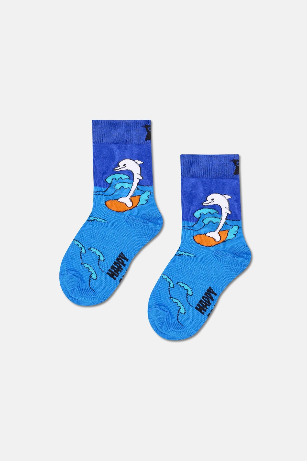 Happy Socks - Çocuk Yunus Desenli 3'lü Çorap Hediye Seti