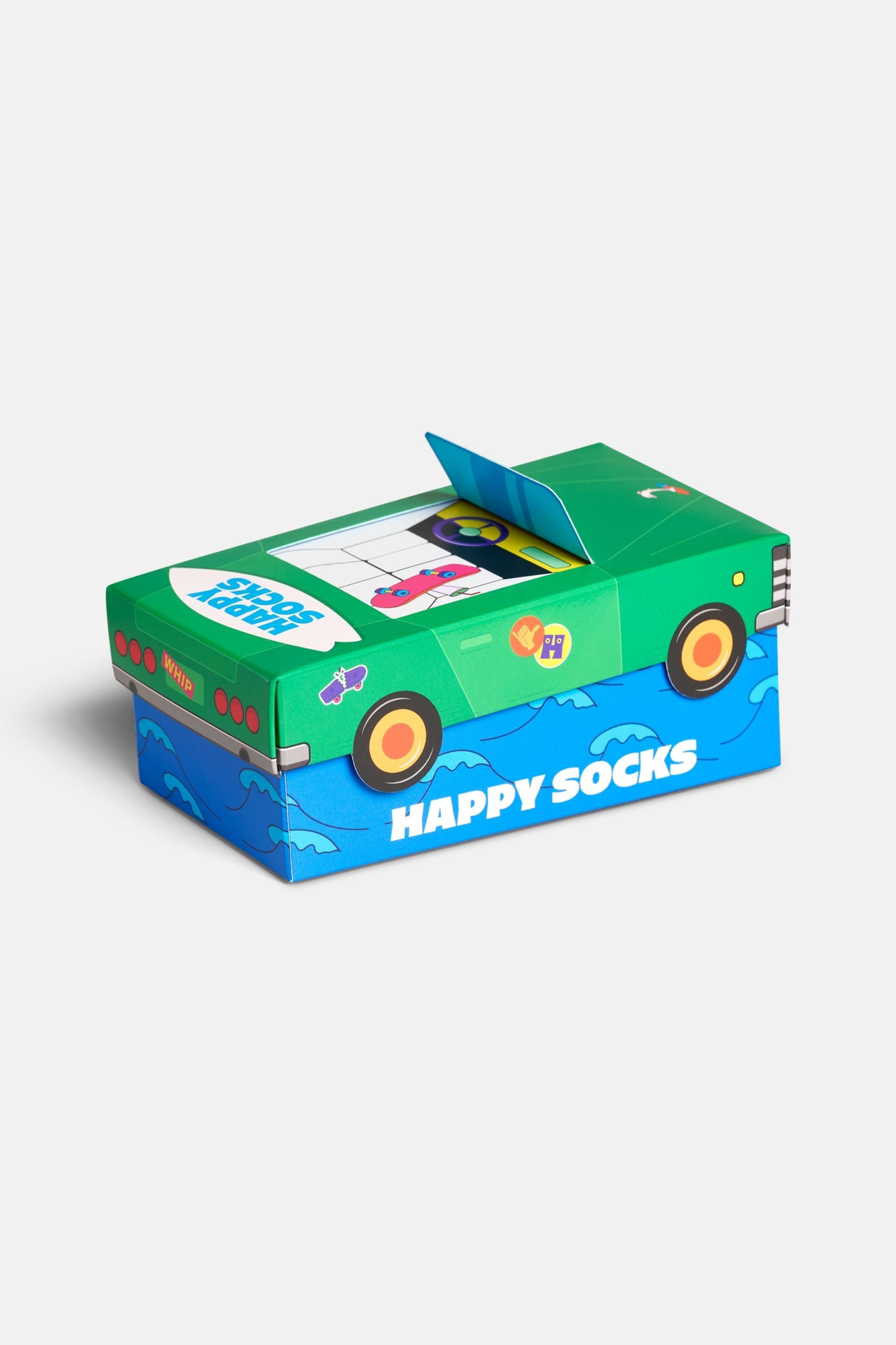 Happy Socks - Çocuk Yunus Desenli 3'lü Çorap Hediye Seti