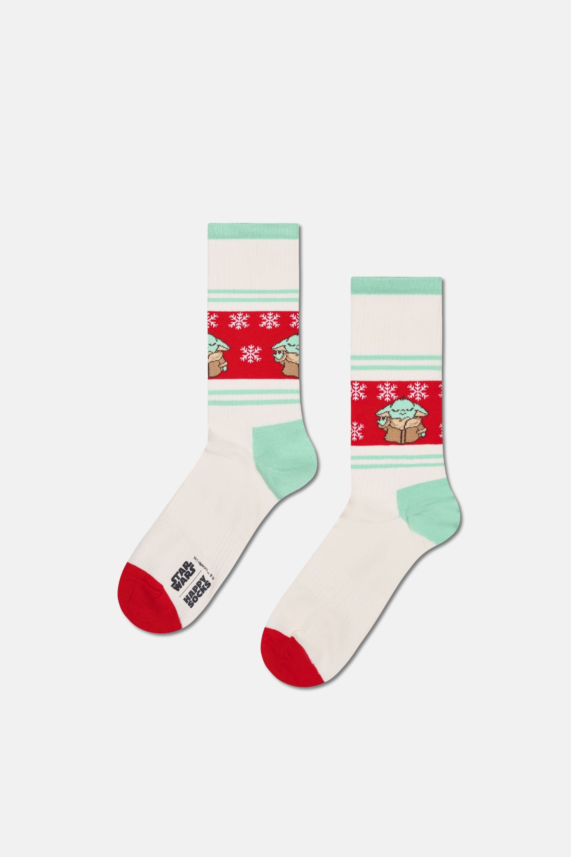 Happy Socks - Çok Renkli STAR WARS Grogu’s Holiday Temalı 6'lı Çorap Seti