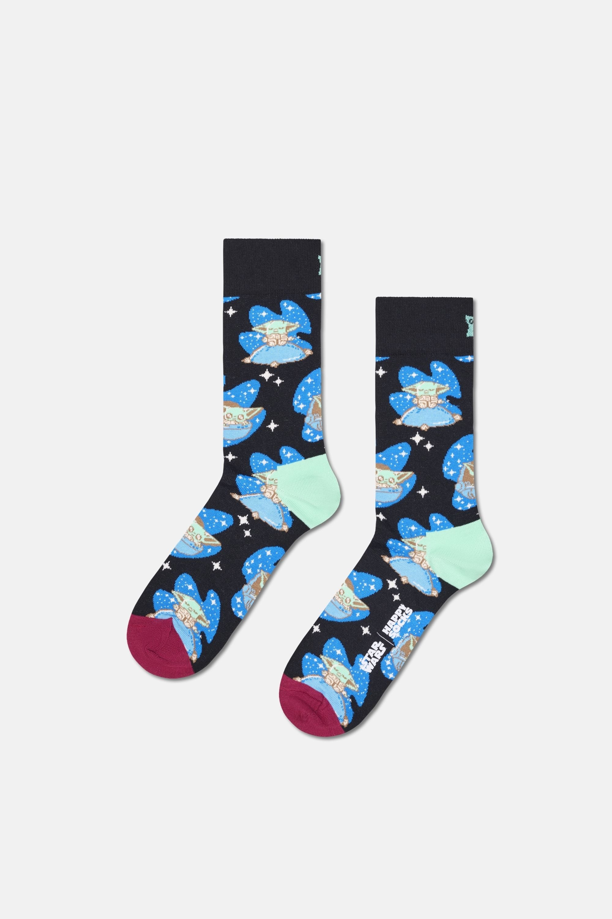 Happy Socks - Çok Renkli STAR WARS Grogu’s Holiday Temalı 6'lı Çorap Seti