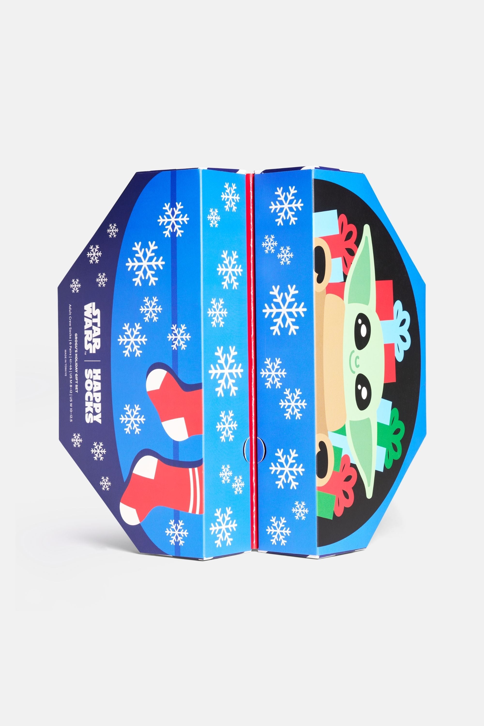 Happy Socks - Çok Renkli STAR WARS Grogu’s Holiday Temalı 6'lı Çorap Seti