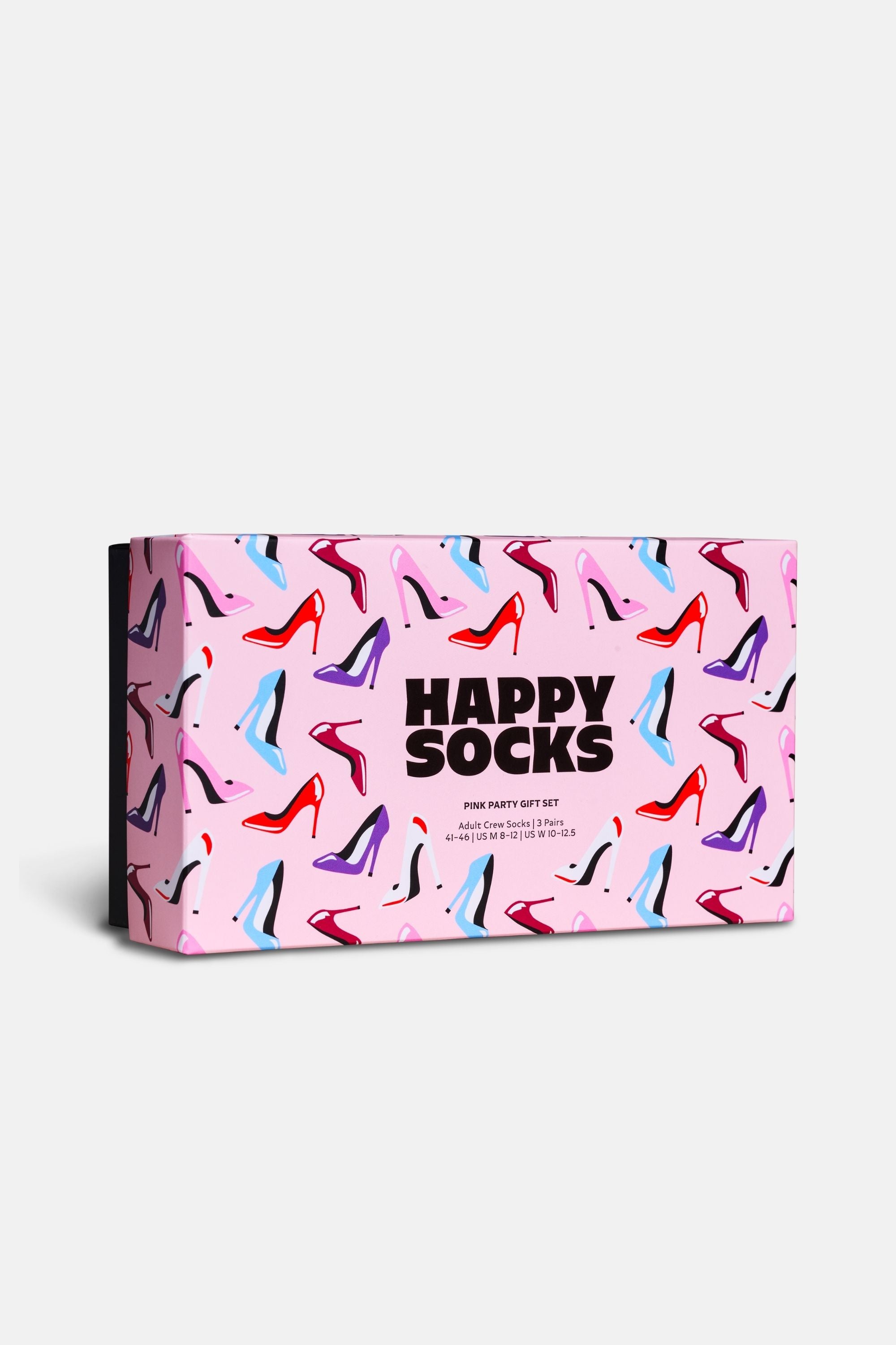 Happy Socks - Çok Renkli 3’lü Parti Desenli Pamuklu Çorap Seti