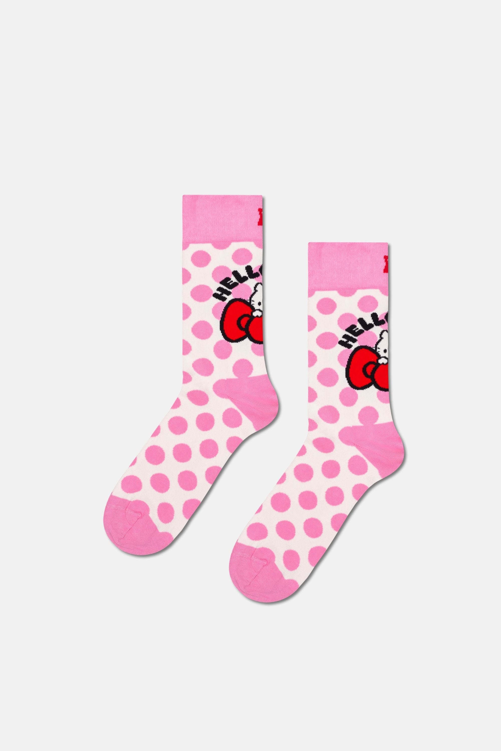 Happy Socks - Çok Renkli Hello Kıtty Temalı 6'lı Çorap Hediye Seti
