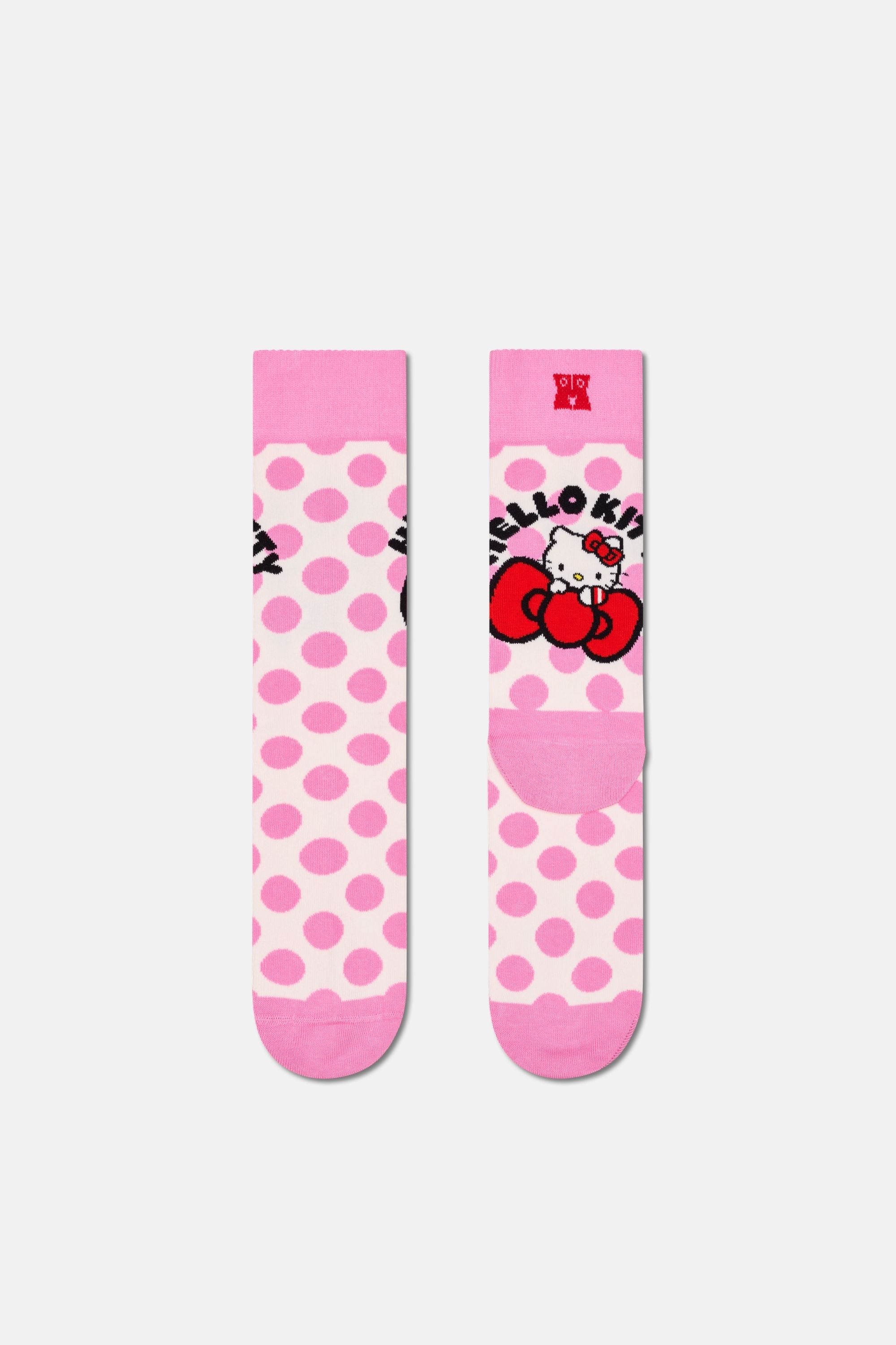 Happy Socks - Çok Renkli Hello Kıtty Temalı 6'lı Çorap Hediye Seti