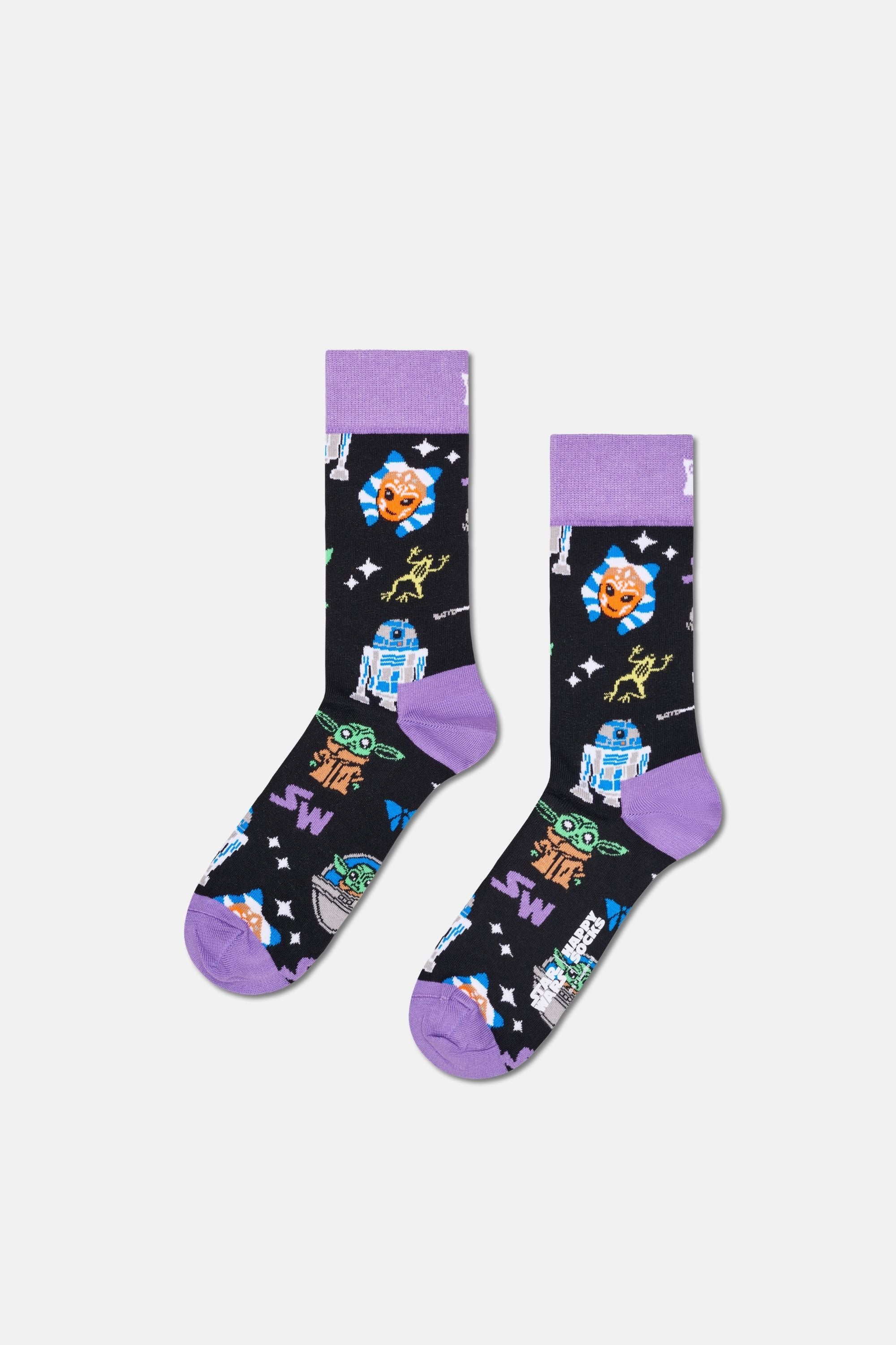 Happy Socks - Çok Renkli Star Wars Mandalorian Temalı 6'lı Çorap Hediye Seti