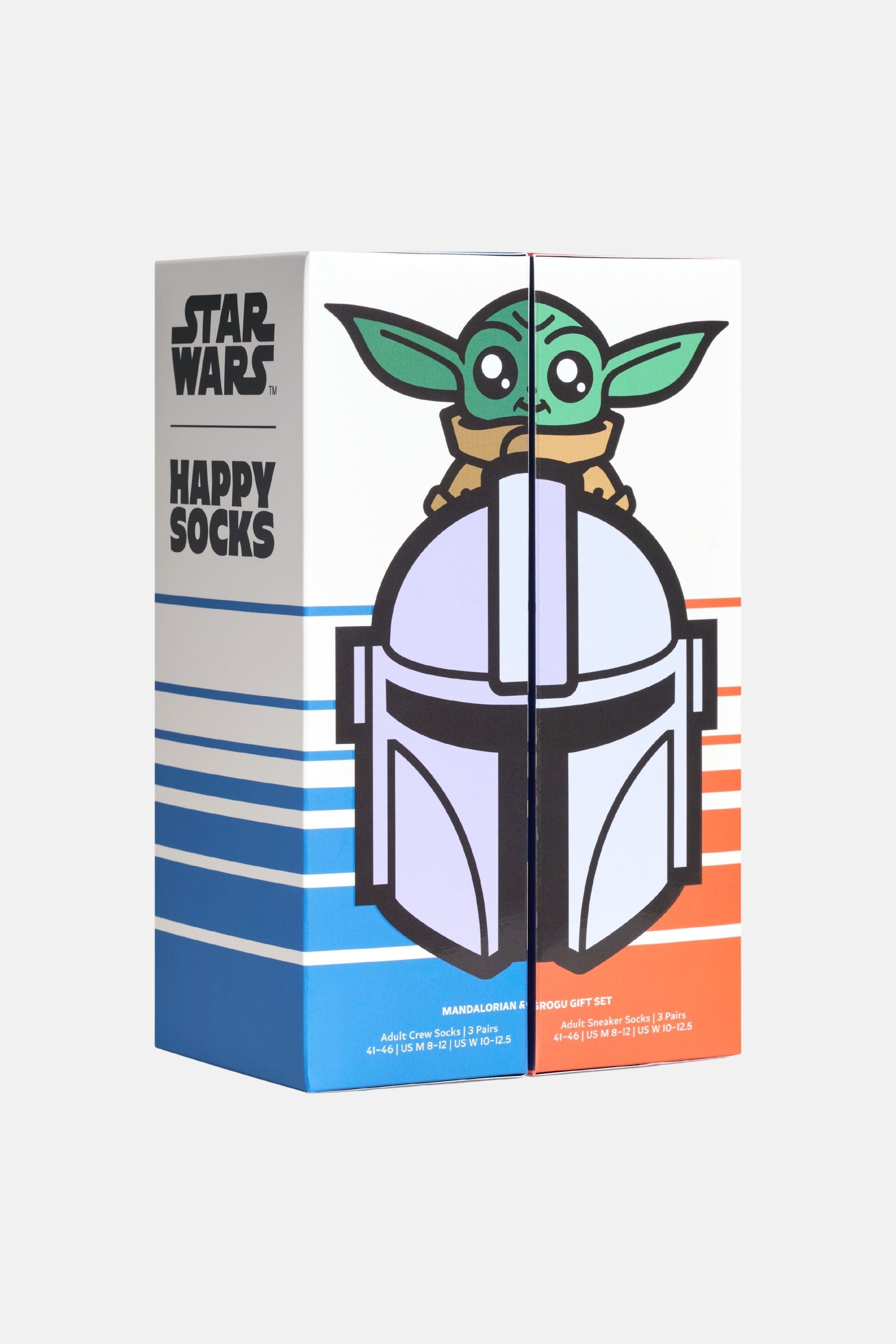 Happy Socks - Çok Renkli Star Wars Mandalorian Temalı 6'lı Çorap Hediye Seti