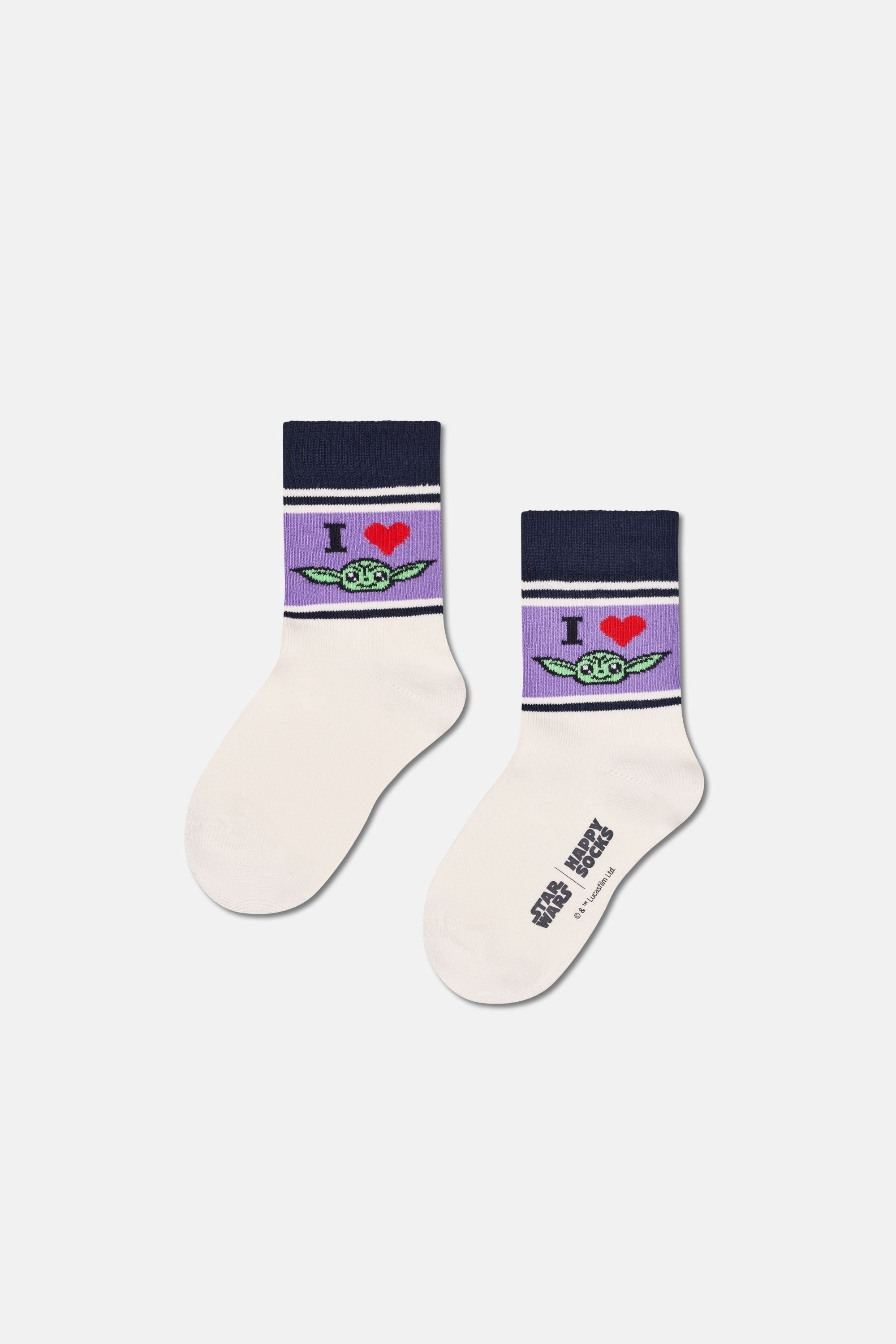 Happy Socks - Çocuk Star Wars Grogu Temalı 3'lü Çorap Hediye Seti