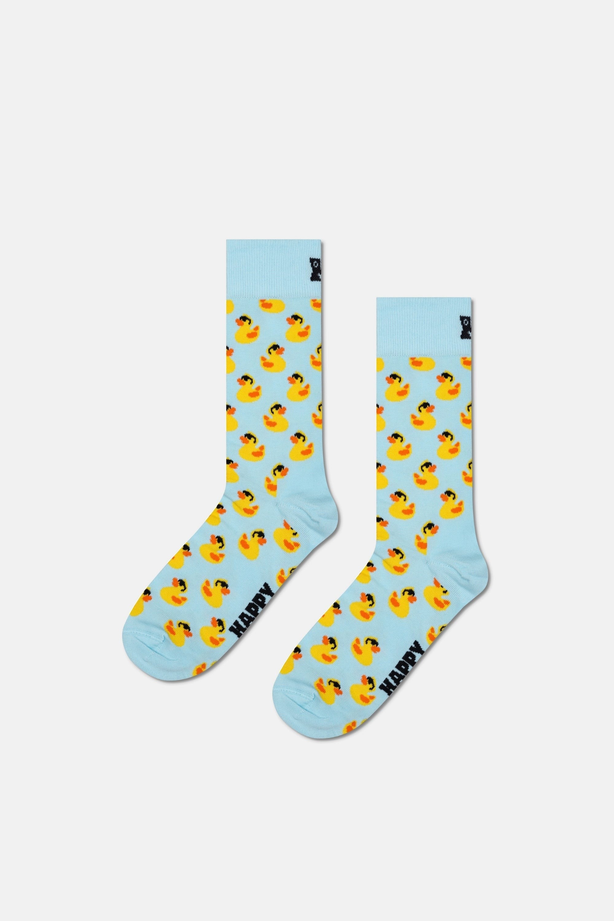 Happy Socks - Çok Renkli Ördek Desenli Pamuklu 3’lü Çorap Seti