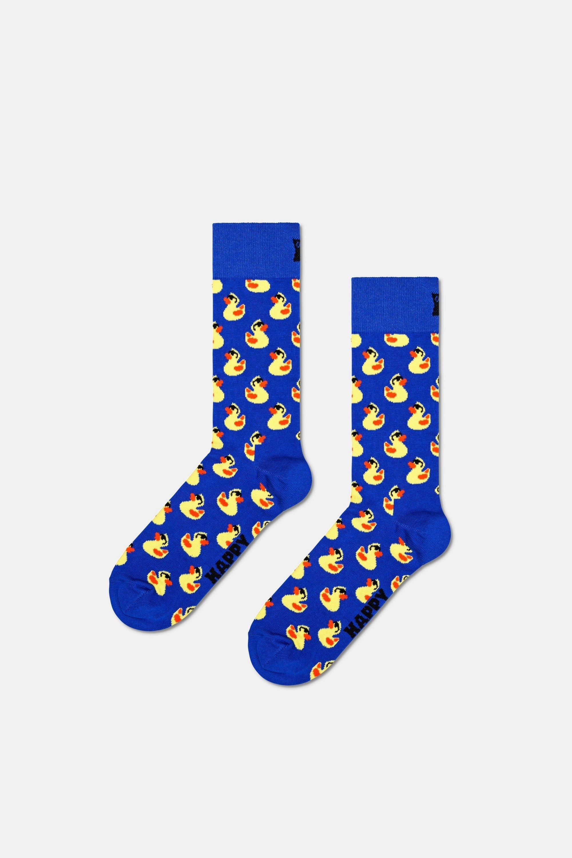 Happy Socks - Çok Renkli Ördek Desenli Pamuklu 3’lü Çorap Seti