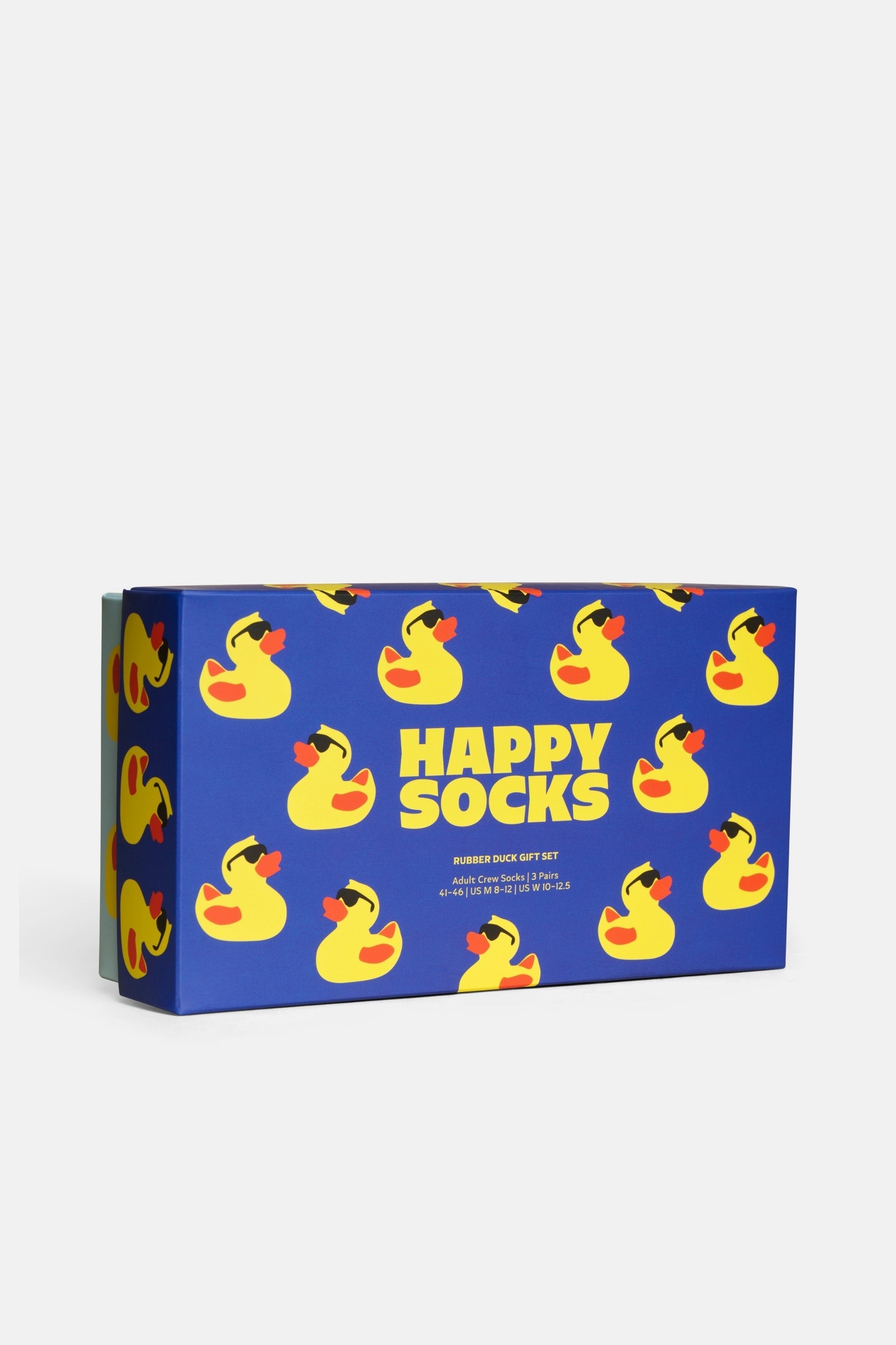 Happy Socks - Çok Renkli Ördek Desenli Pamuklu 3’lü Çorap Seti