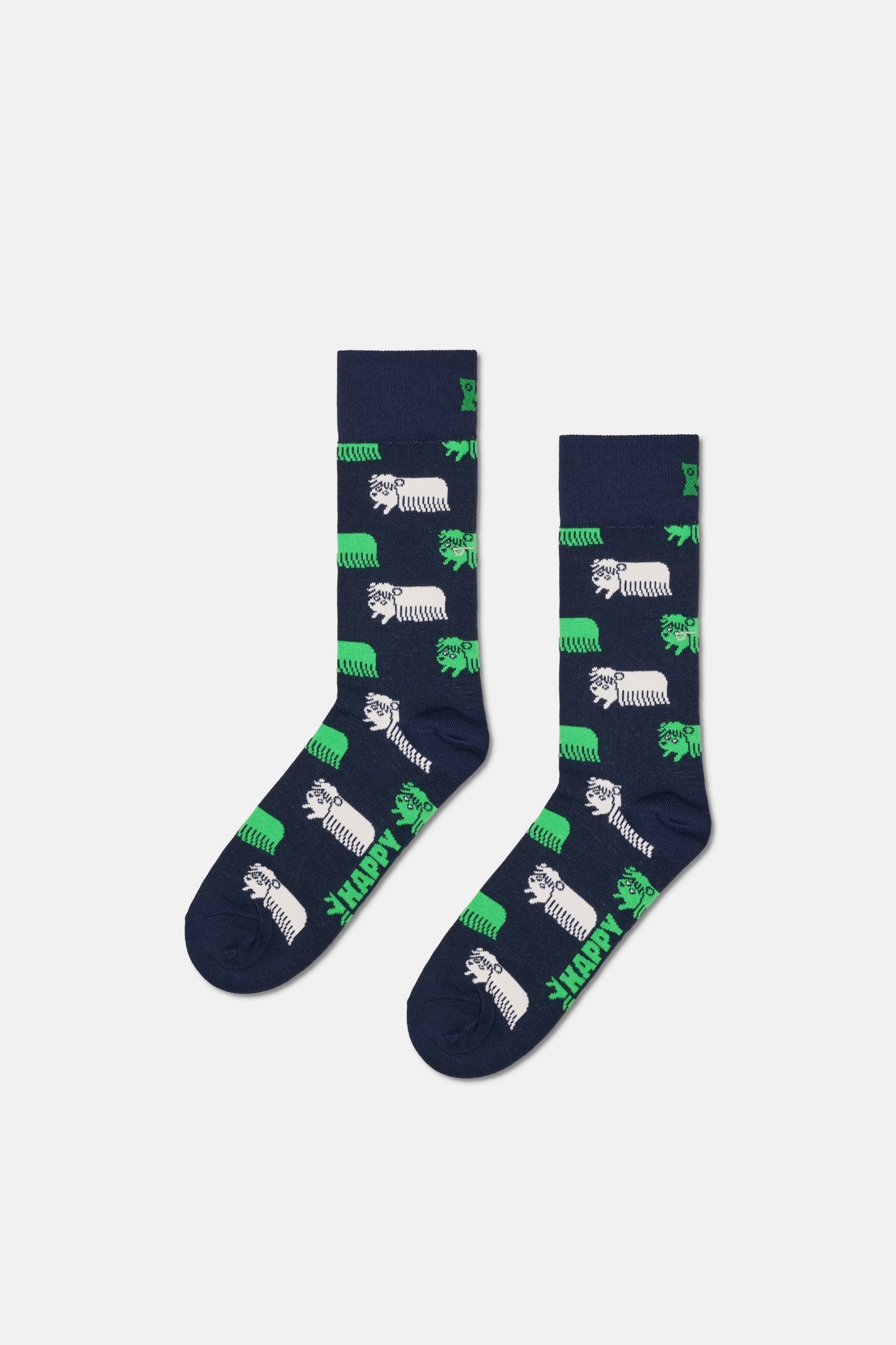 Happy Socks - Küçük Hayvan Desenli Pamuklu Çorap