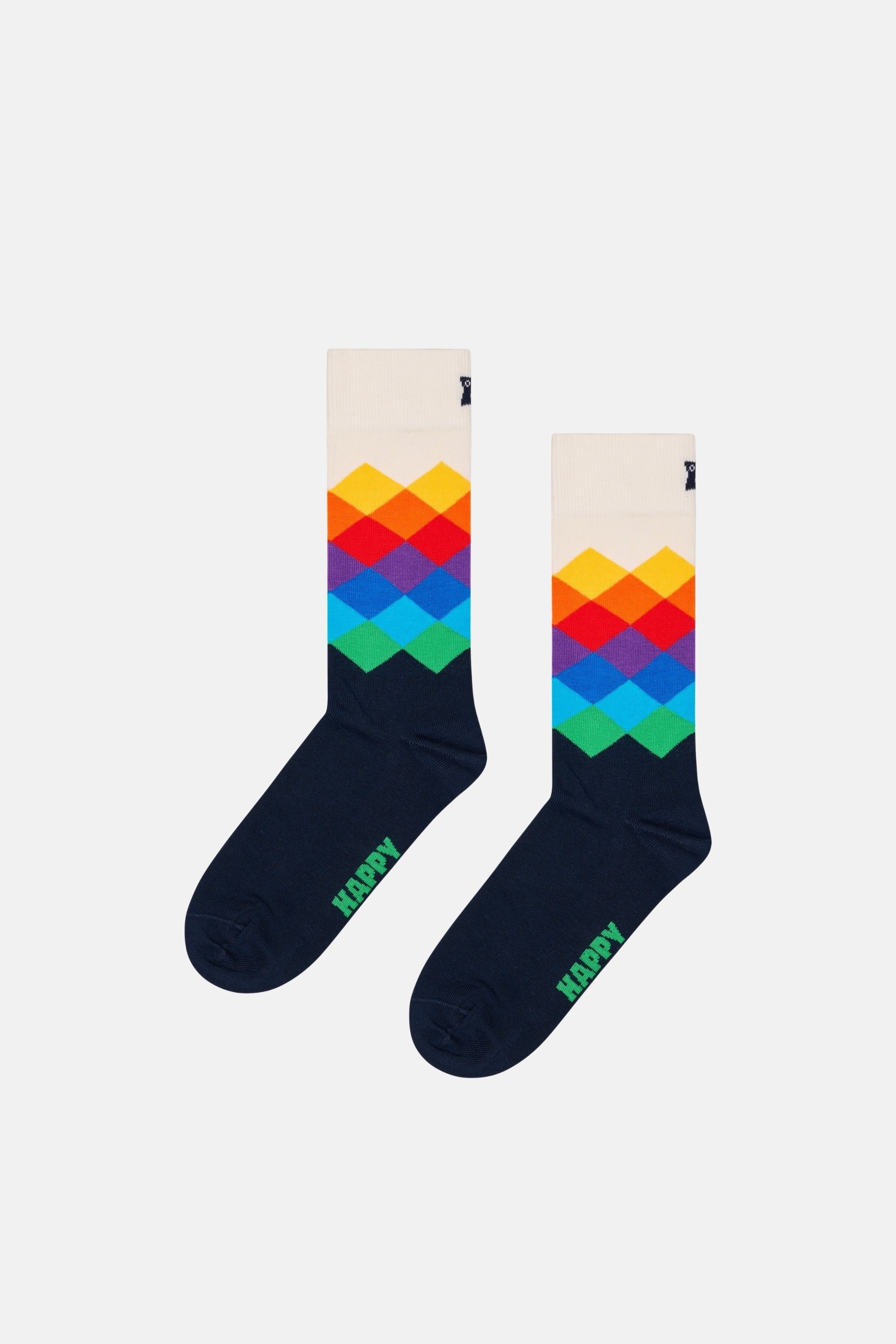 Happy Socks - Çok Renkli Karışık Desenli Pamuklu 4’lü Çorap Seti