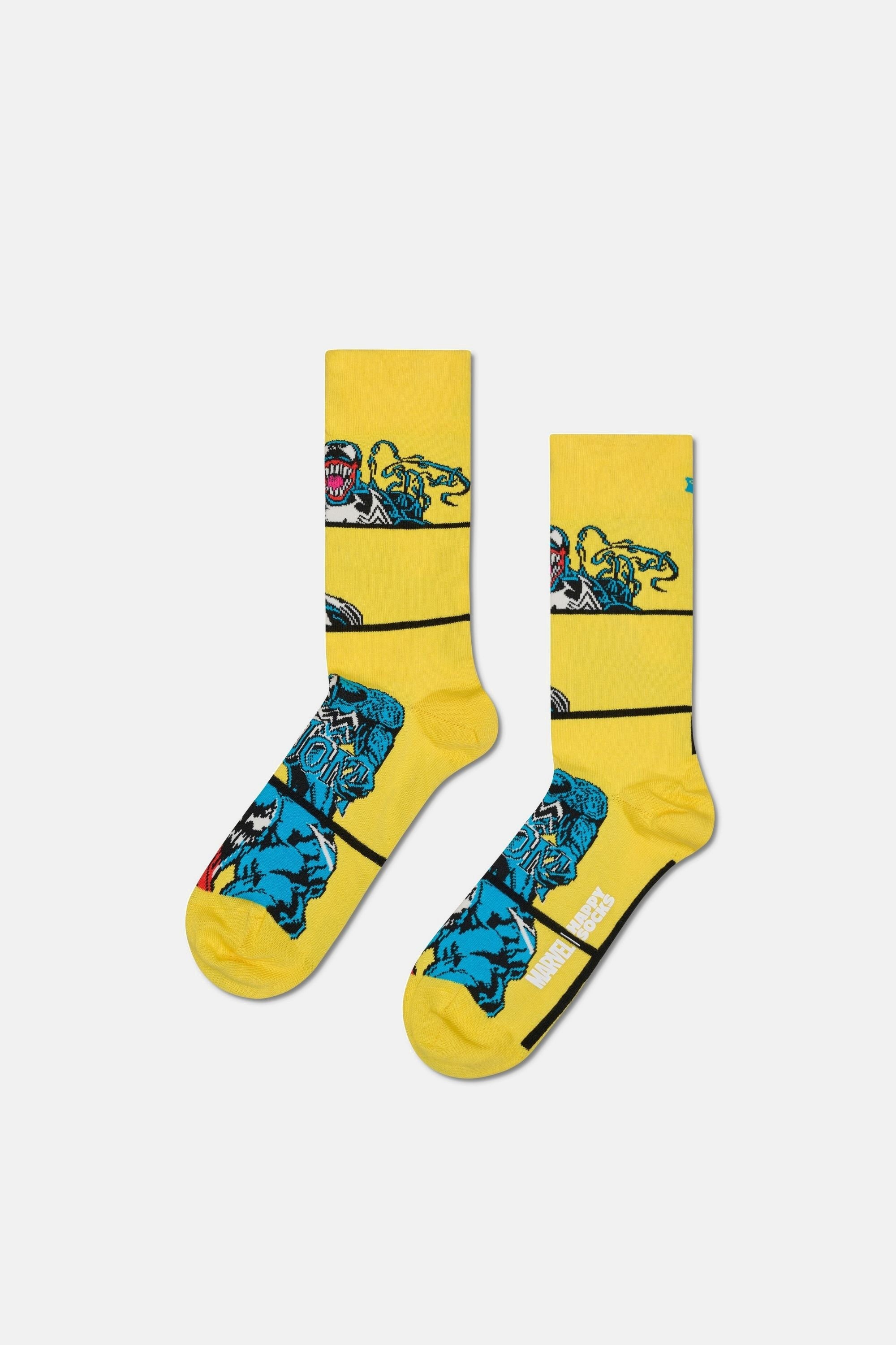 Happy Socks - Çok Renkli Spıder-Man Desenli 3’lü Çorap Seti