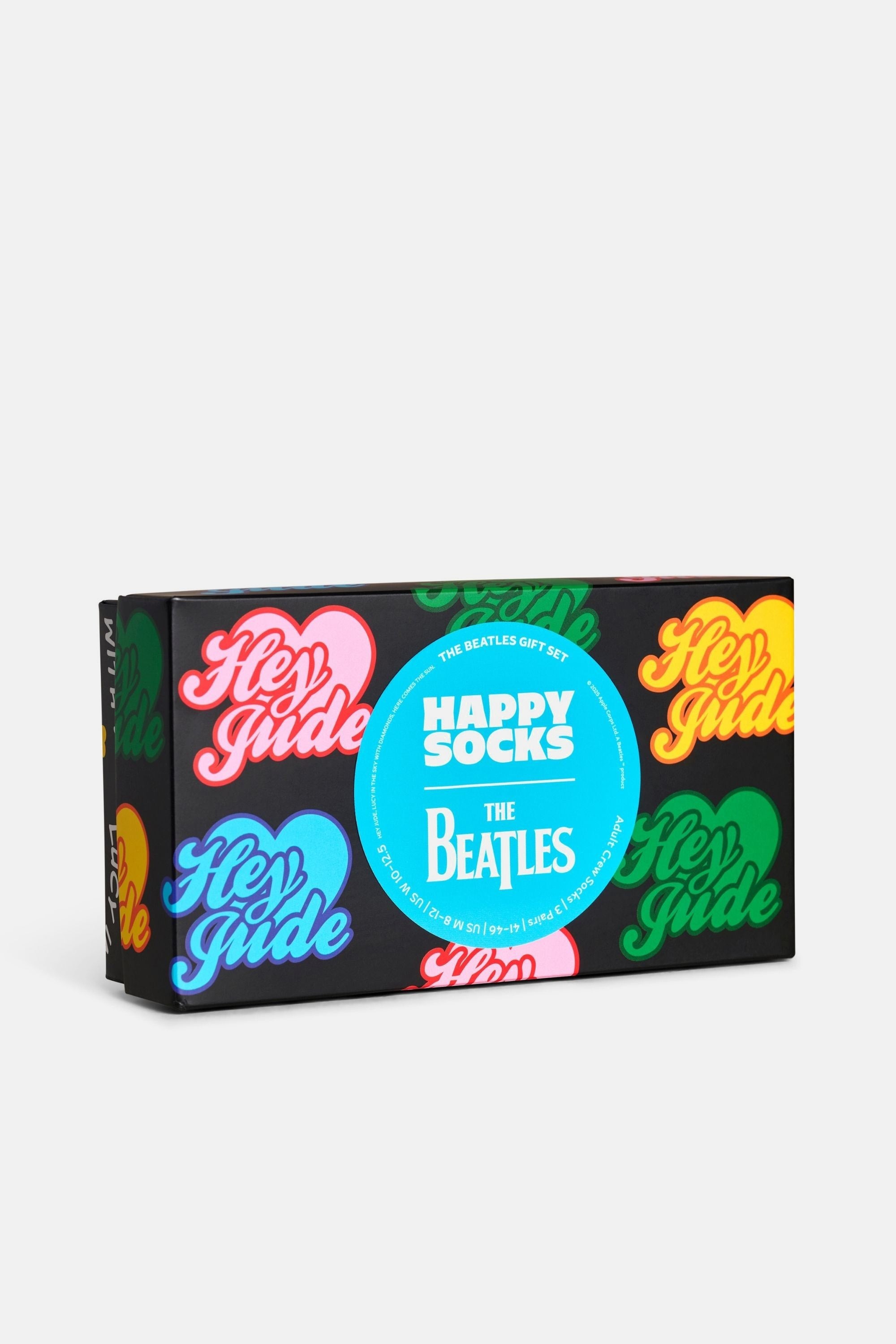 Happy Socks - Çok Renkli The Beatles Desenli 3’lü Çorap Seti