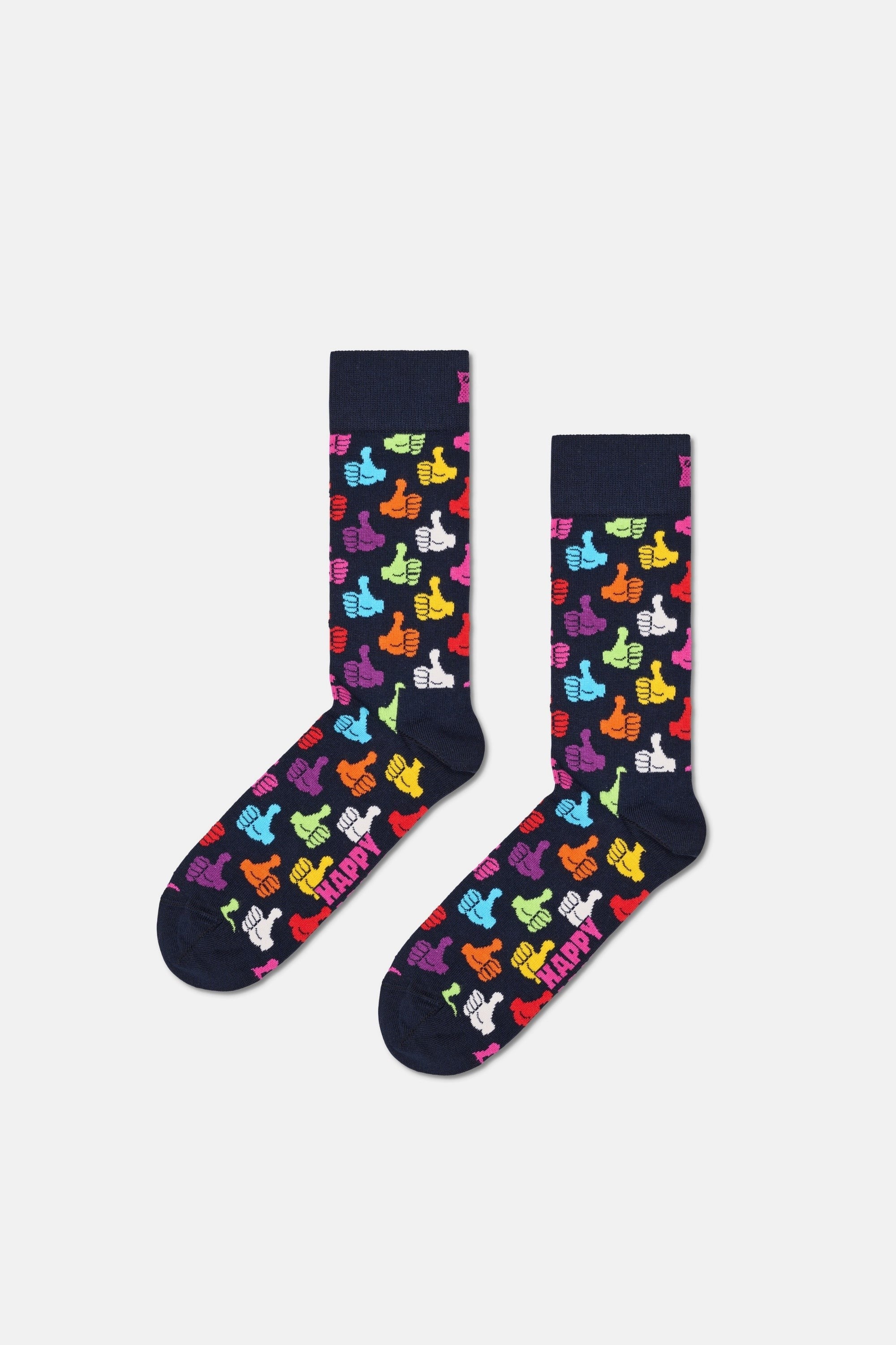 Happy Socks - Beğeni İşareti Desenli Pamuklu Çora