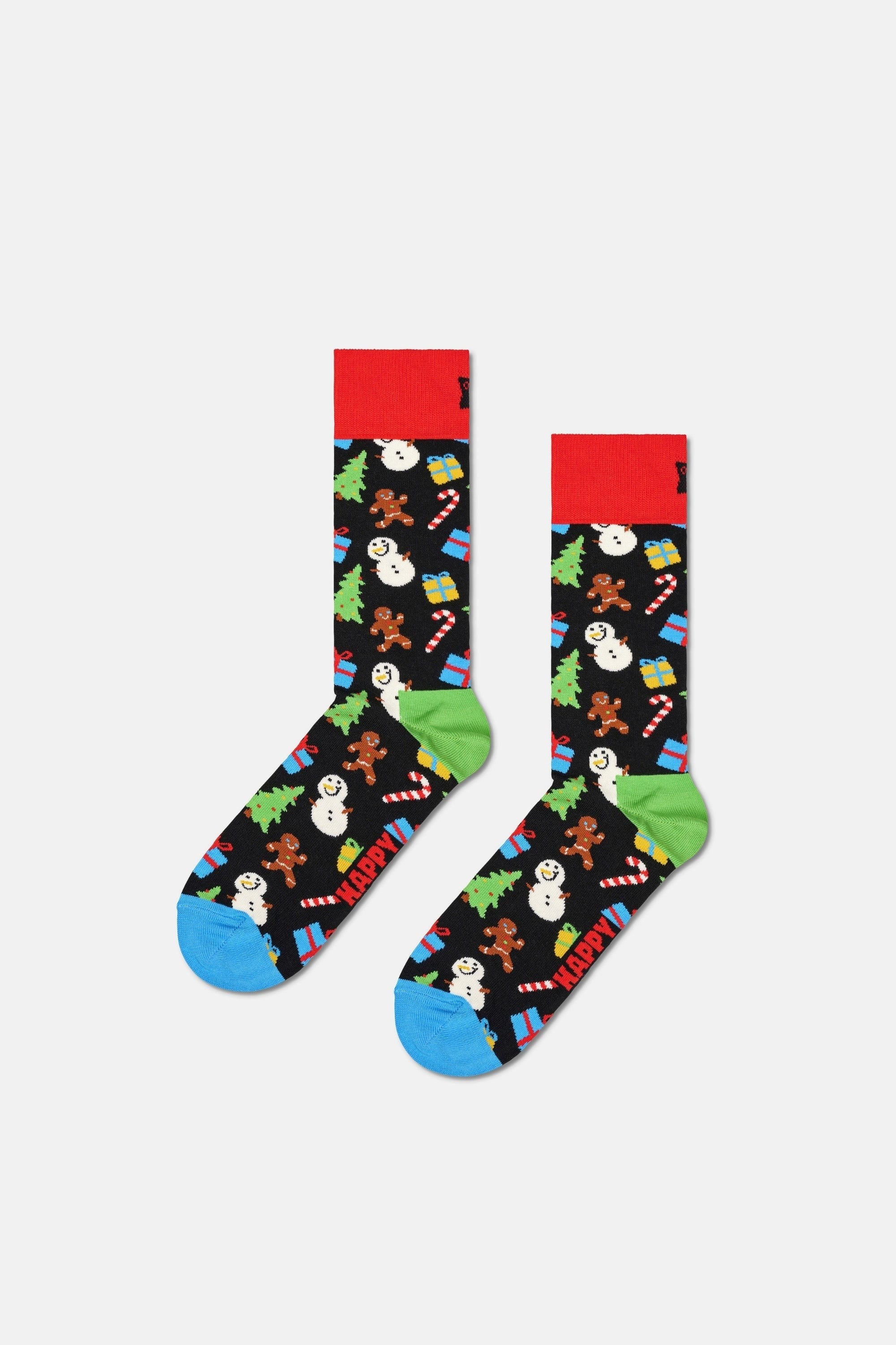 Happy Socks - Çok Renkli Kutlama Temalı Pamuklu 2’li Çorap Seti