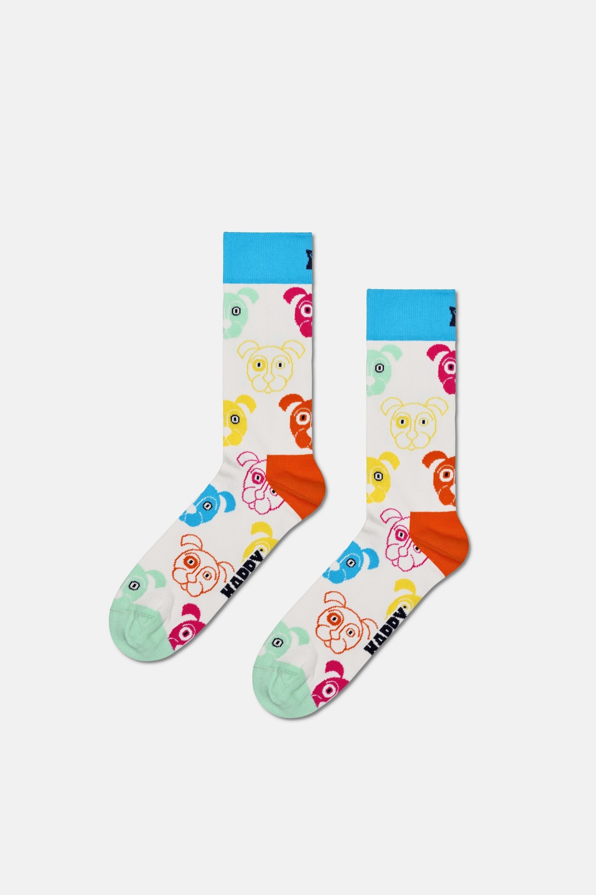 Happy Socks - Köpek Desenli Pamuklu 3’lü Çorap Seti