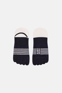 Happy Socks - Siyah Parmaklı Babet Çorap