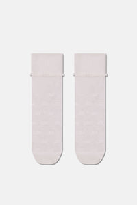 Happy Socks - Beyaz Kısa Soket Çorap