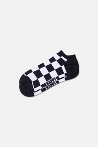 Happy Socks - Siyah Kare Desenli Çorap