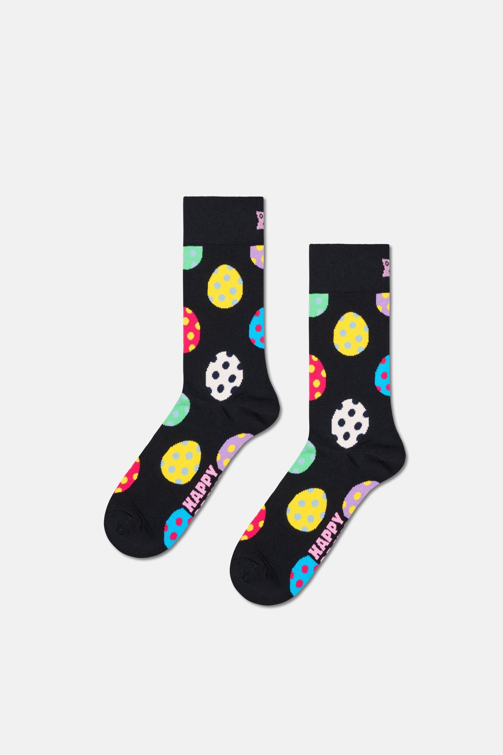 Happy Socks - Çok Renkli Tavşan Desenli 3'lü Pamuklu Çorap Seti