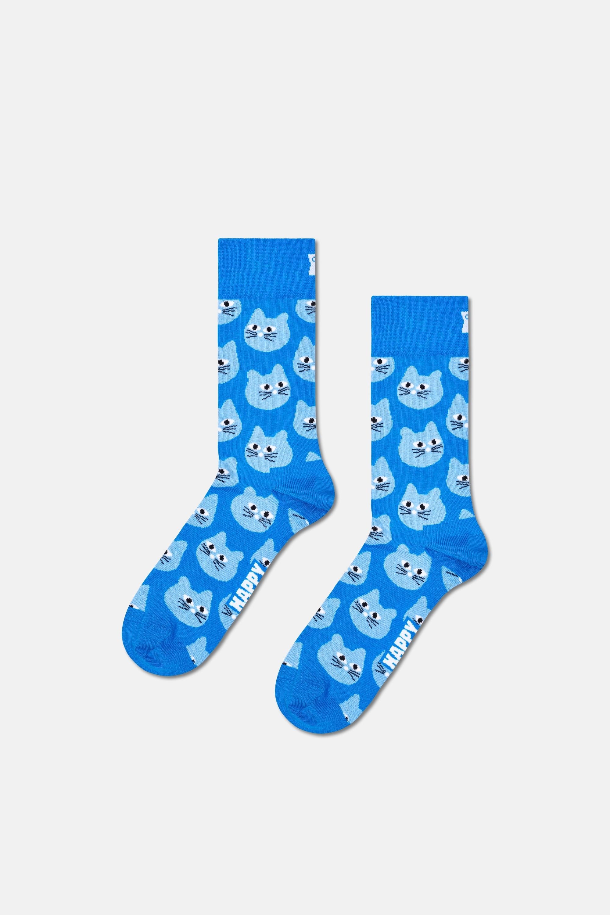 Happy Socks - Çok Renkli Hayvan Desenli 3'lü Pamuklu Çorap Seti