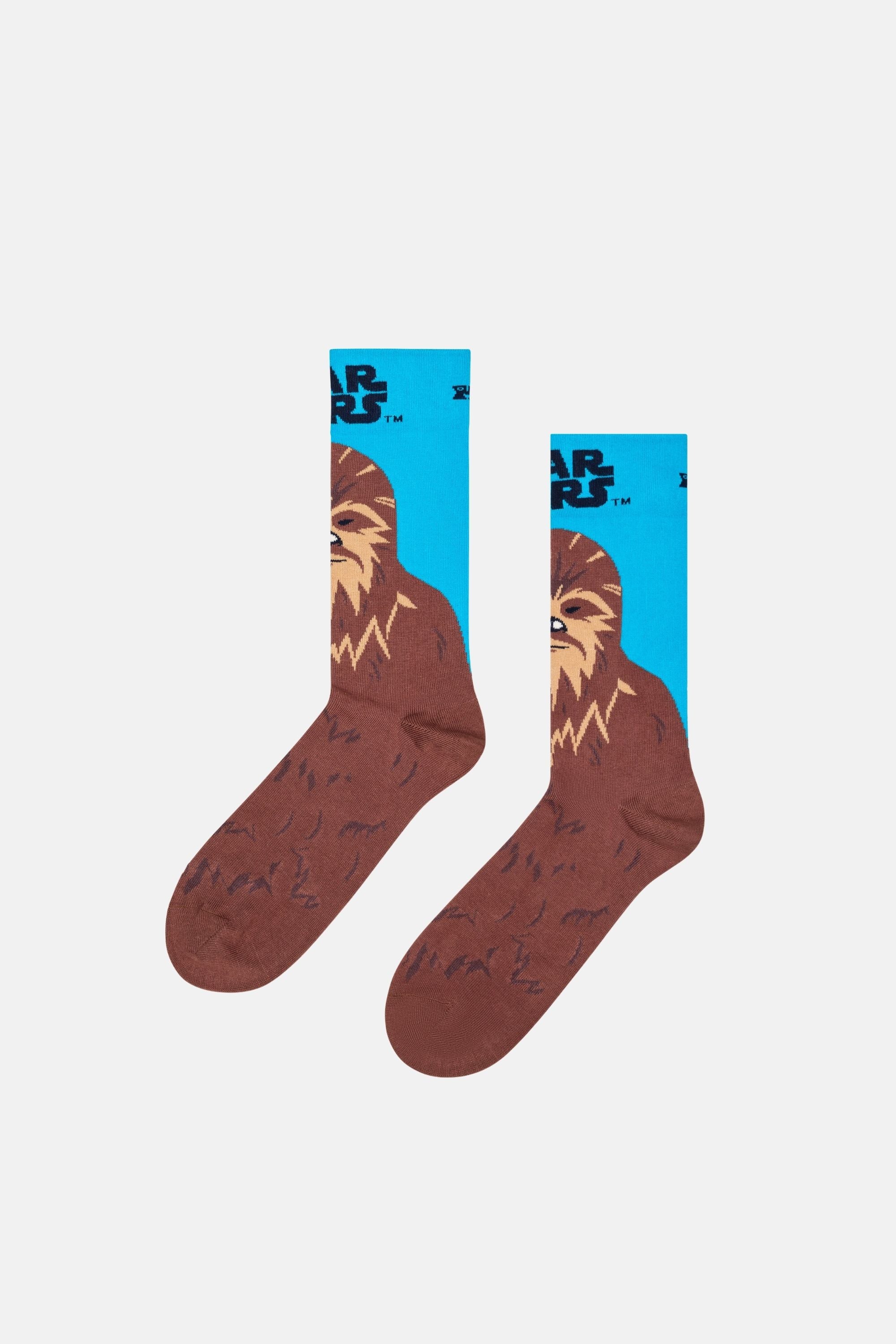 Happy Socks - Kahverengi Star Wars Chewbacca Çorap