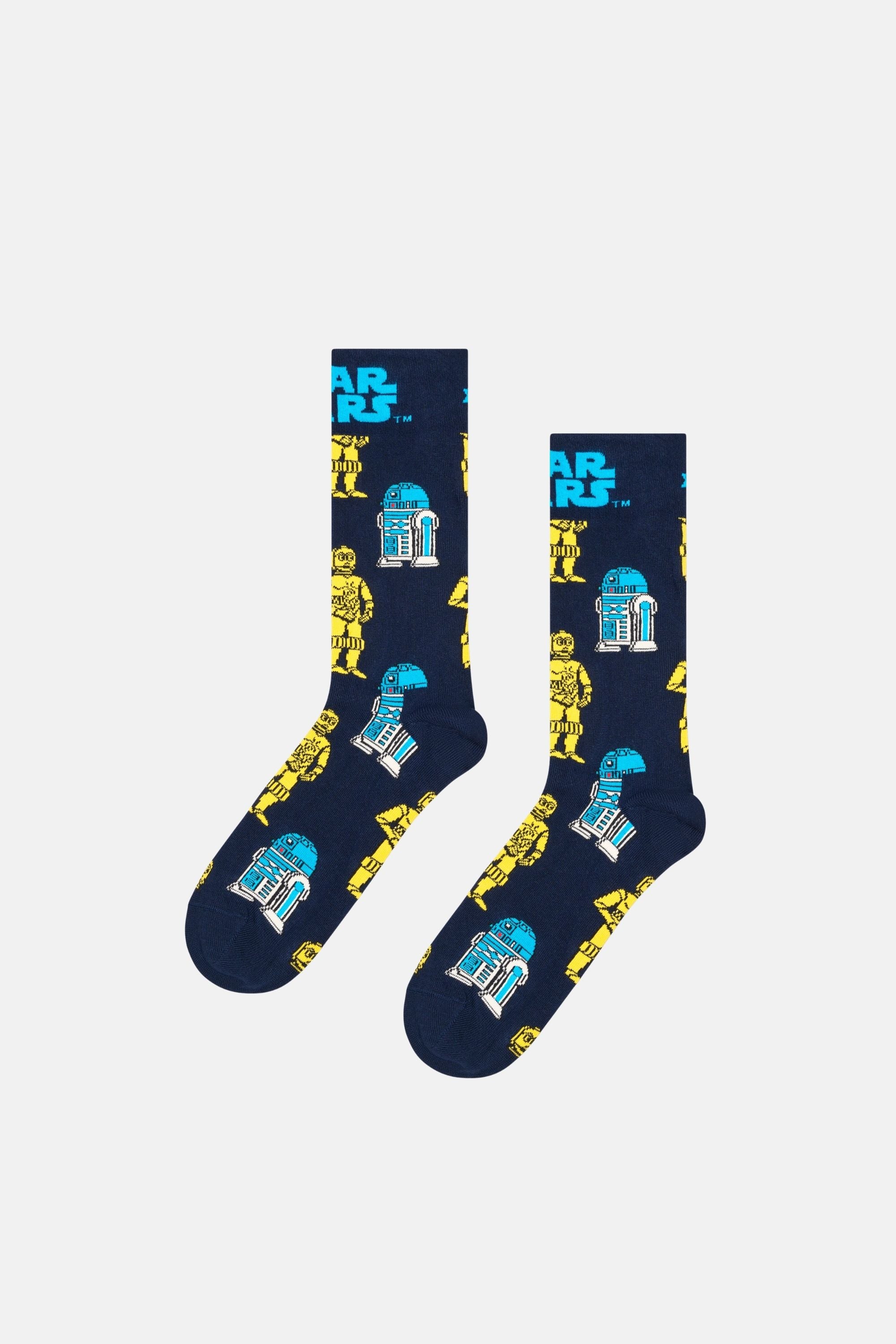 Happy Socks - Çok Renkli STAR WARS Figürlü 6'lı Çorap Seti