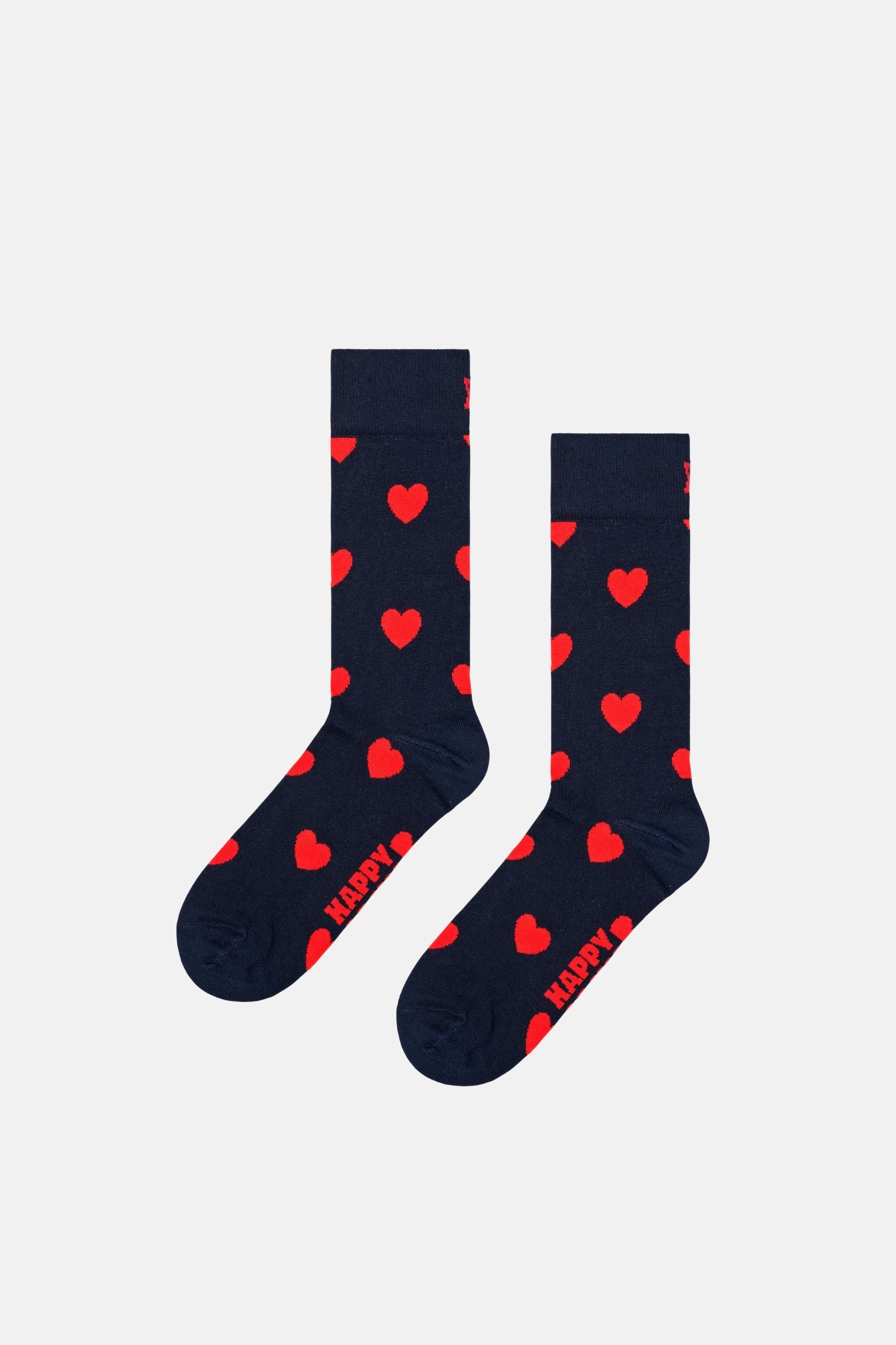 Happy Socks - Lacivert Sevgililer Günü Temalı 2'li Çorap Hediye Seti