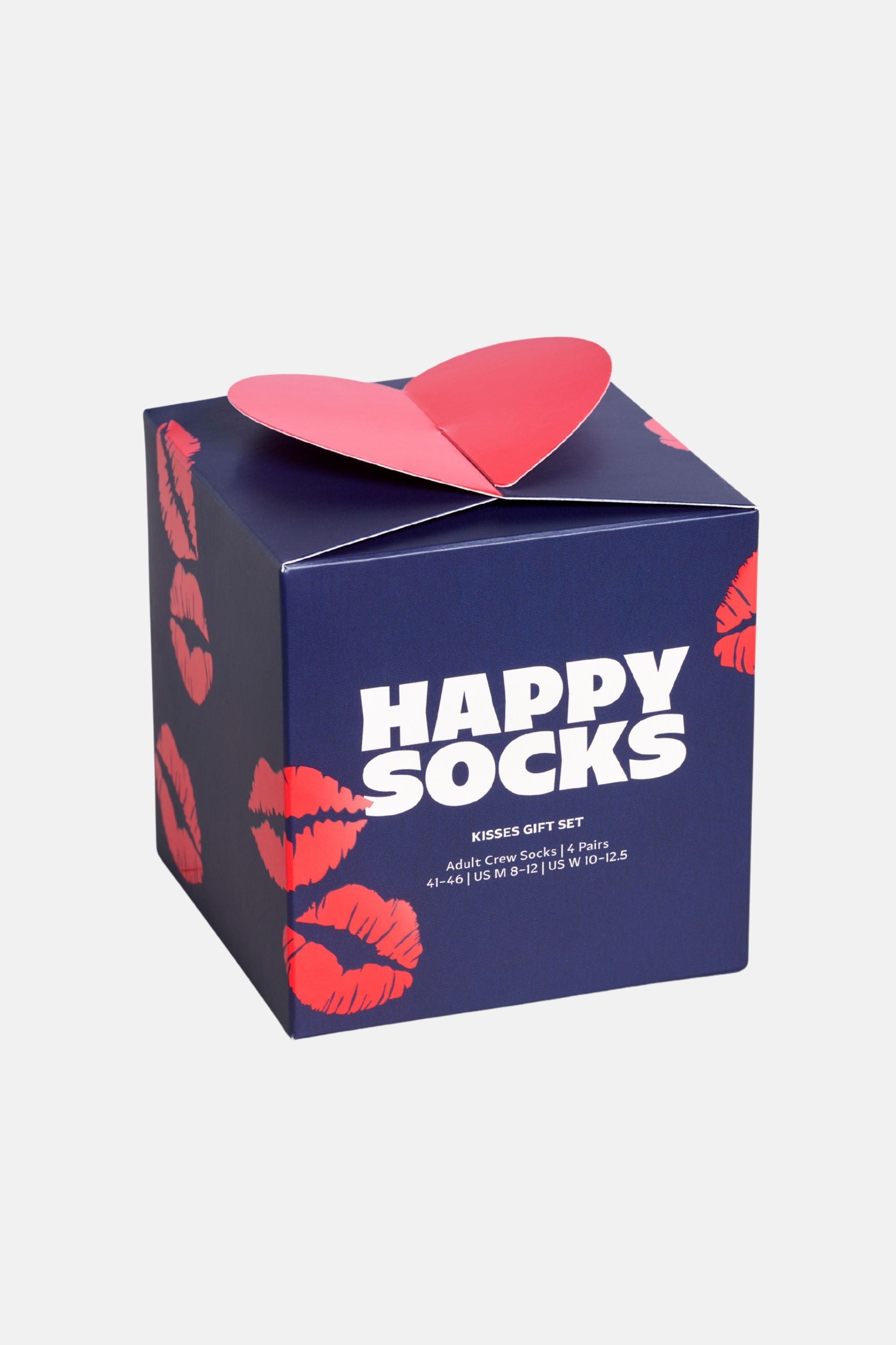 Happy Socks - Lacivert Sevgililer Günü Temalı 2'li Çorap Hediye Seti