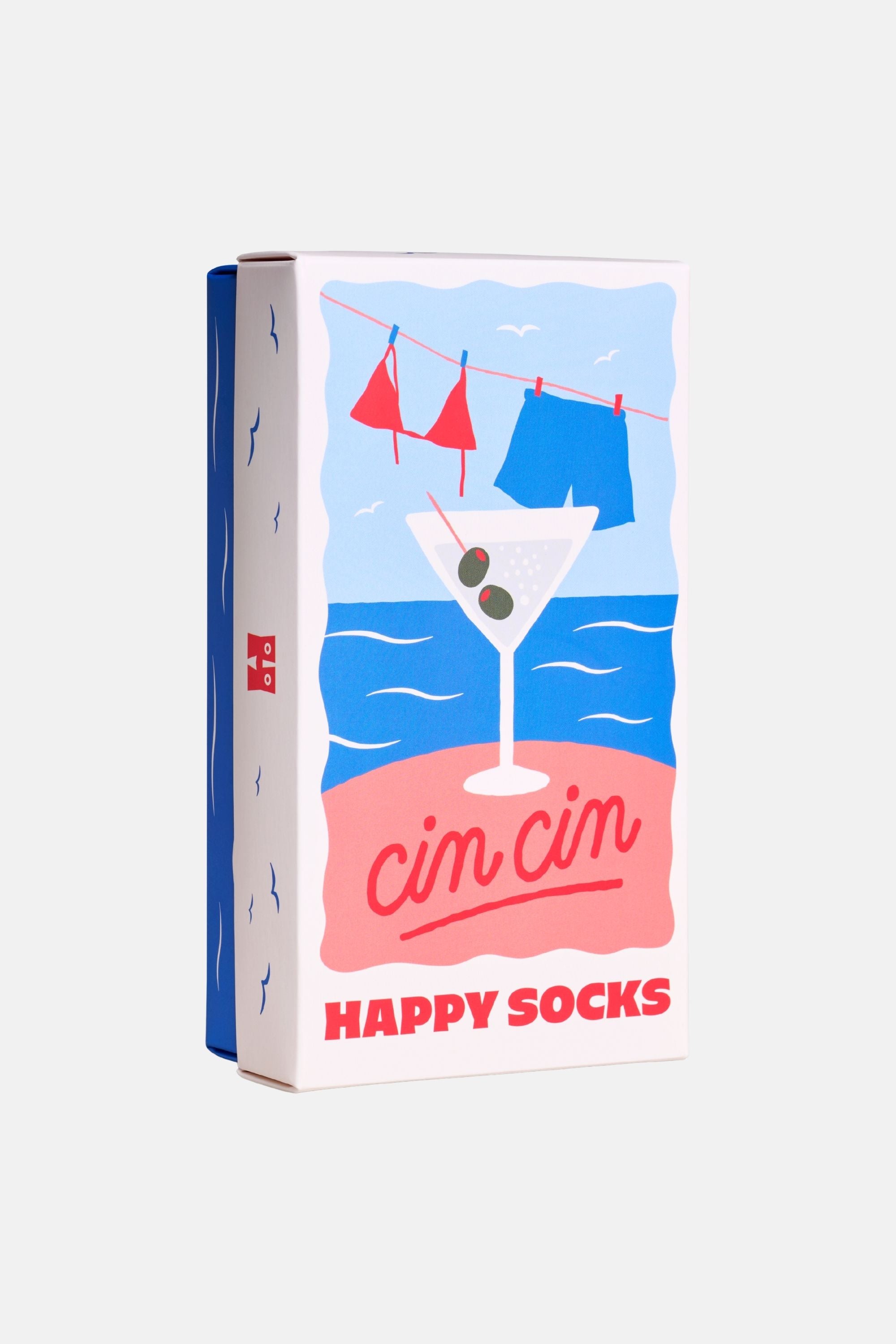 Happy Socks - Çok Renkli Eğlenceli Desenli 3'lü Çorap Hediye Seti