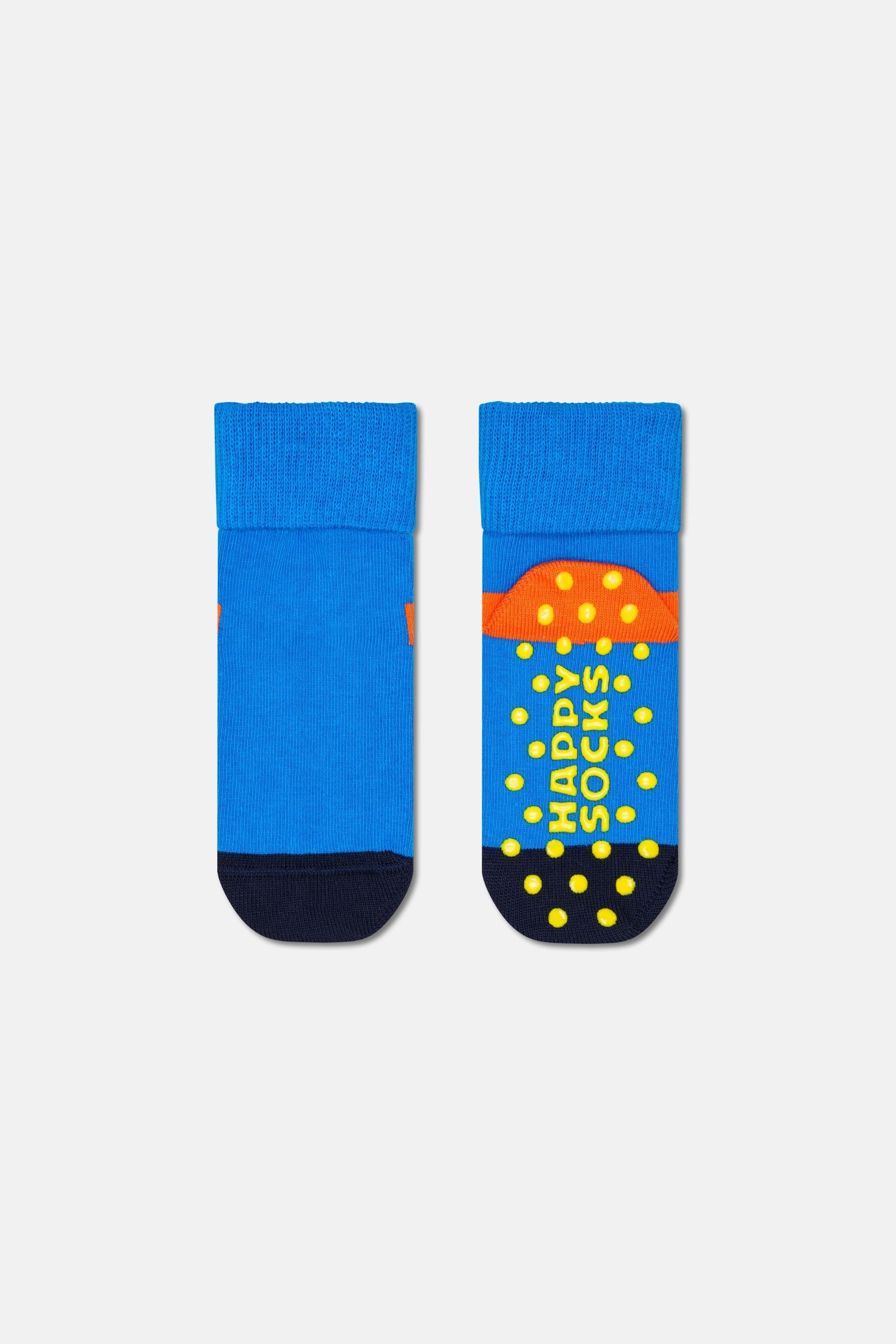 Happy Socks - Çocuk Dondurma Desenli Kaydırmaz 2'li Çorap Seti