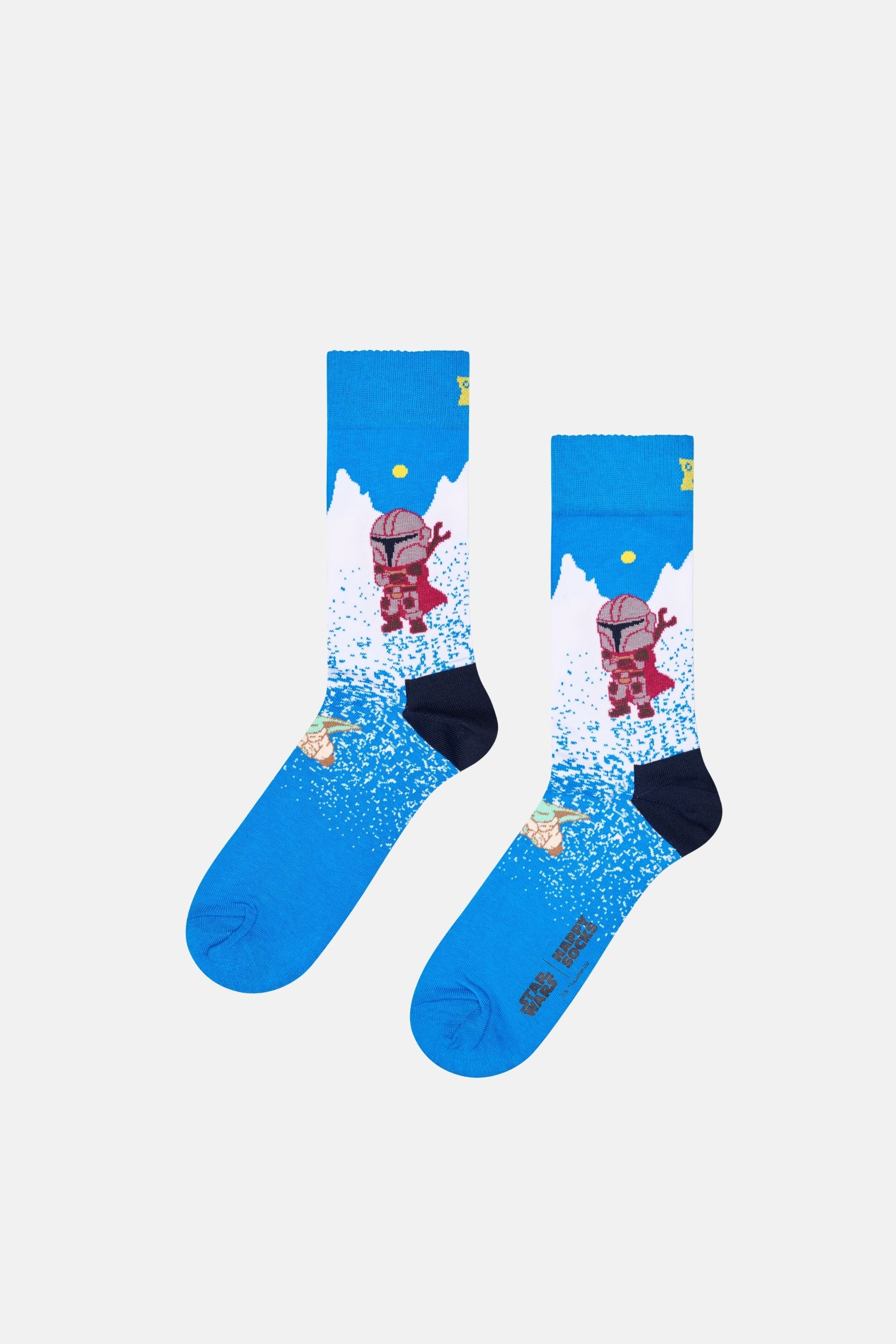 Happy Socks - Çok Renkli STAR WARS Grogu’s Holiday Temalı 6'lı Çorap Seti