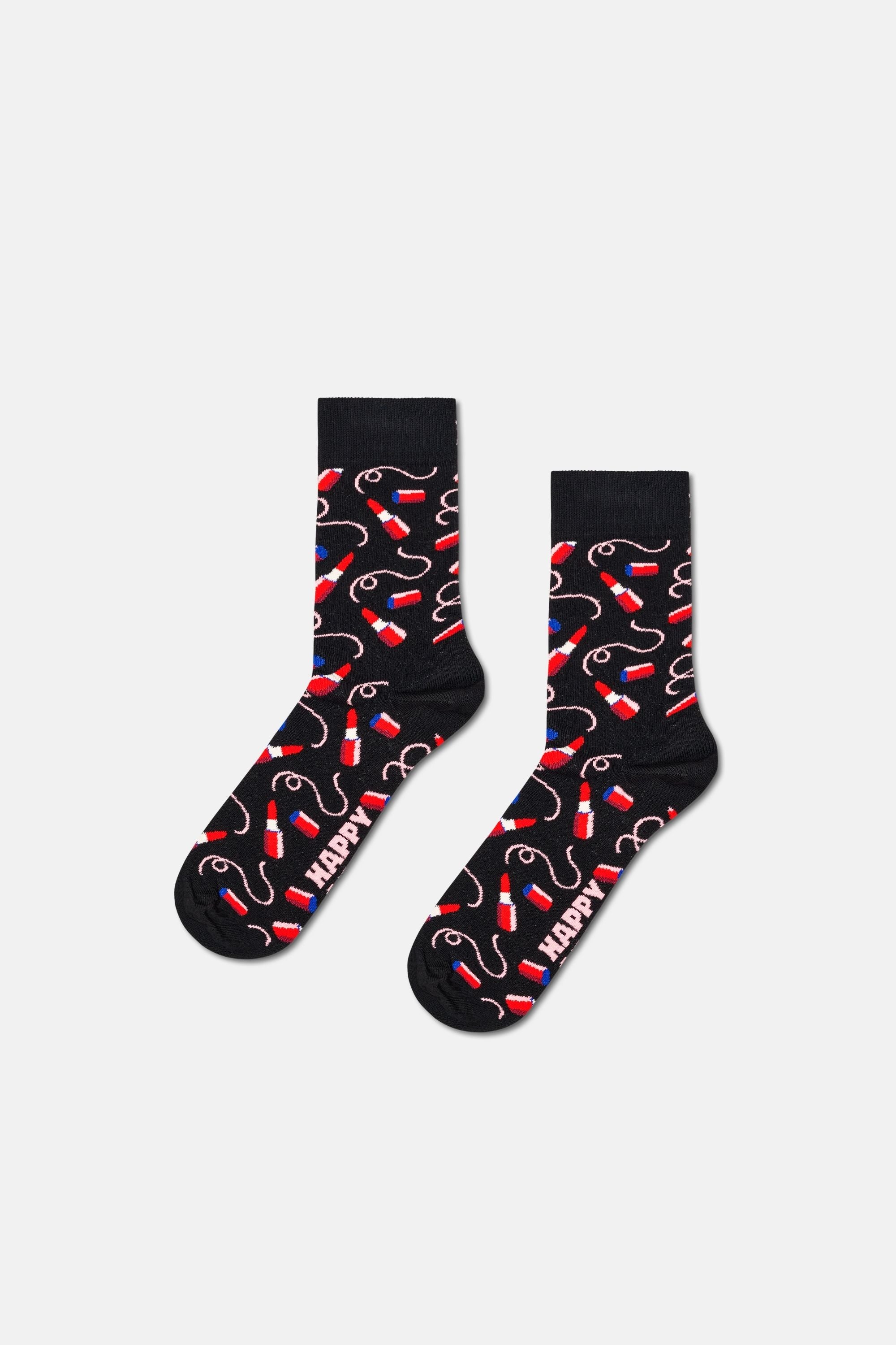 Happy Socks - Çok Renkli 3’lü Parti Desenli Pamuklu Çorap Seti