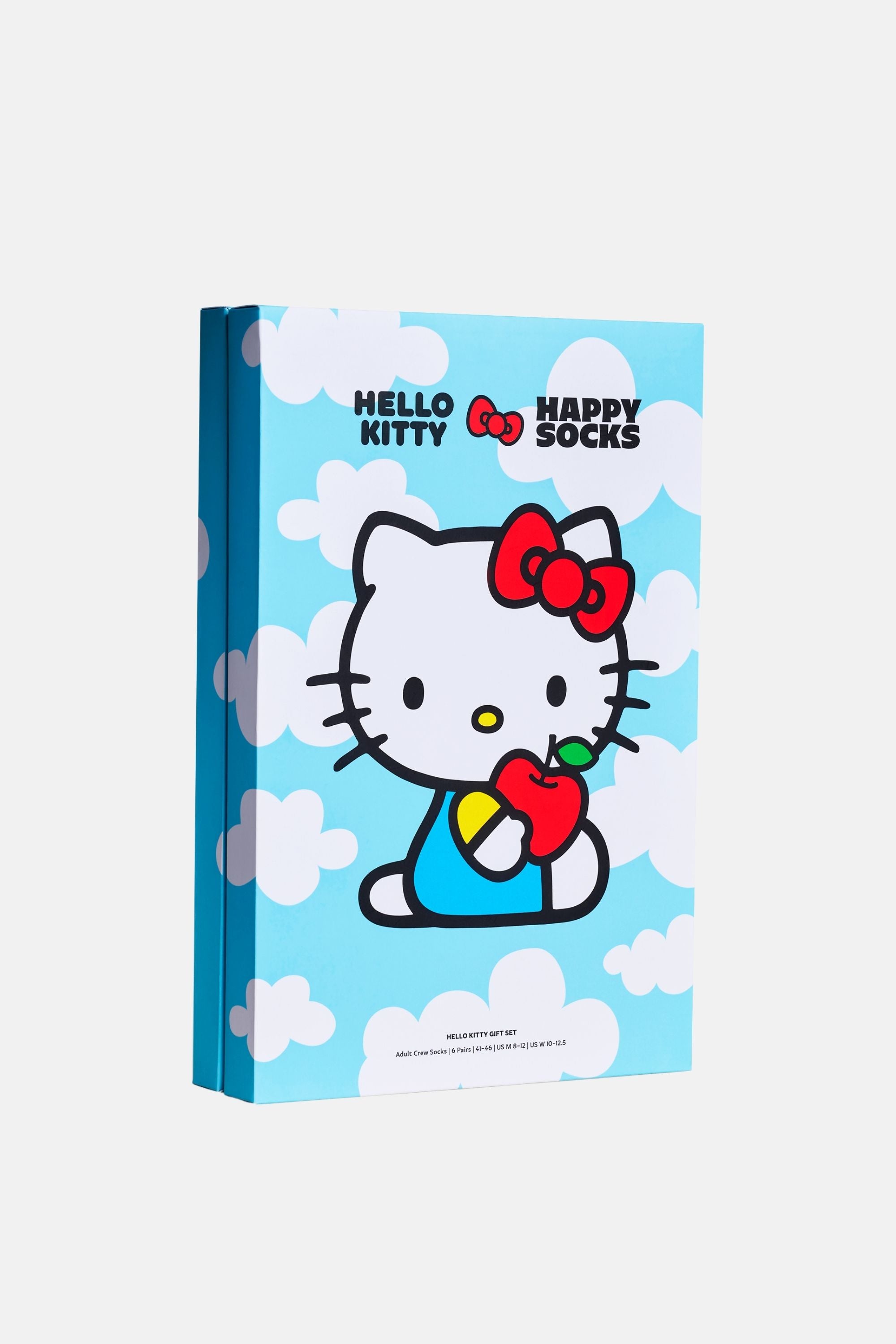 Happy Socks - Çok Renkli Hello Kıtty Temalı 6'lı Çorap Hediye Seti
