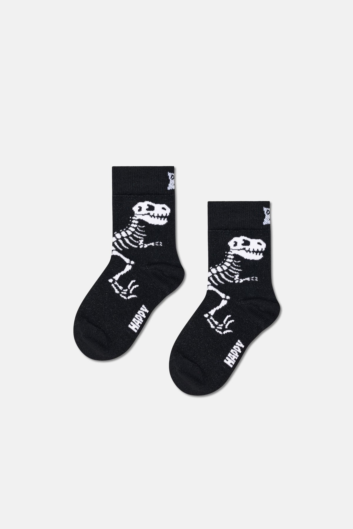 Happy Socks - Çok Renkli 4’lü Dinozor Desenli Çocuk Pamuklu Çorap Seti