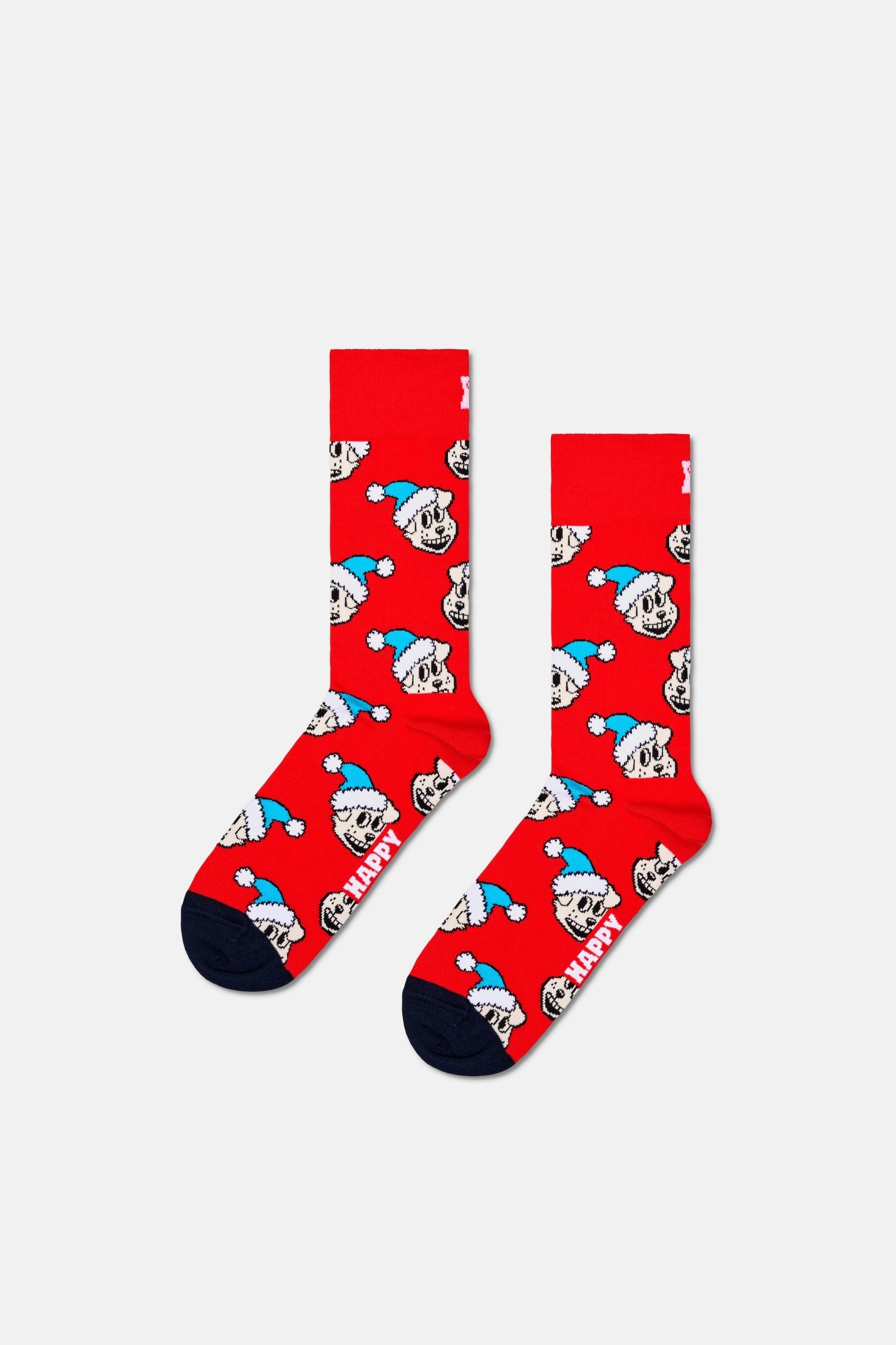 Happy Socks - Çok Renkli Kedi ve Köpek Desenli Pamuklu 2’li Çorap Seti
