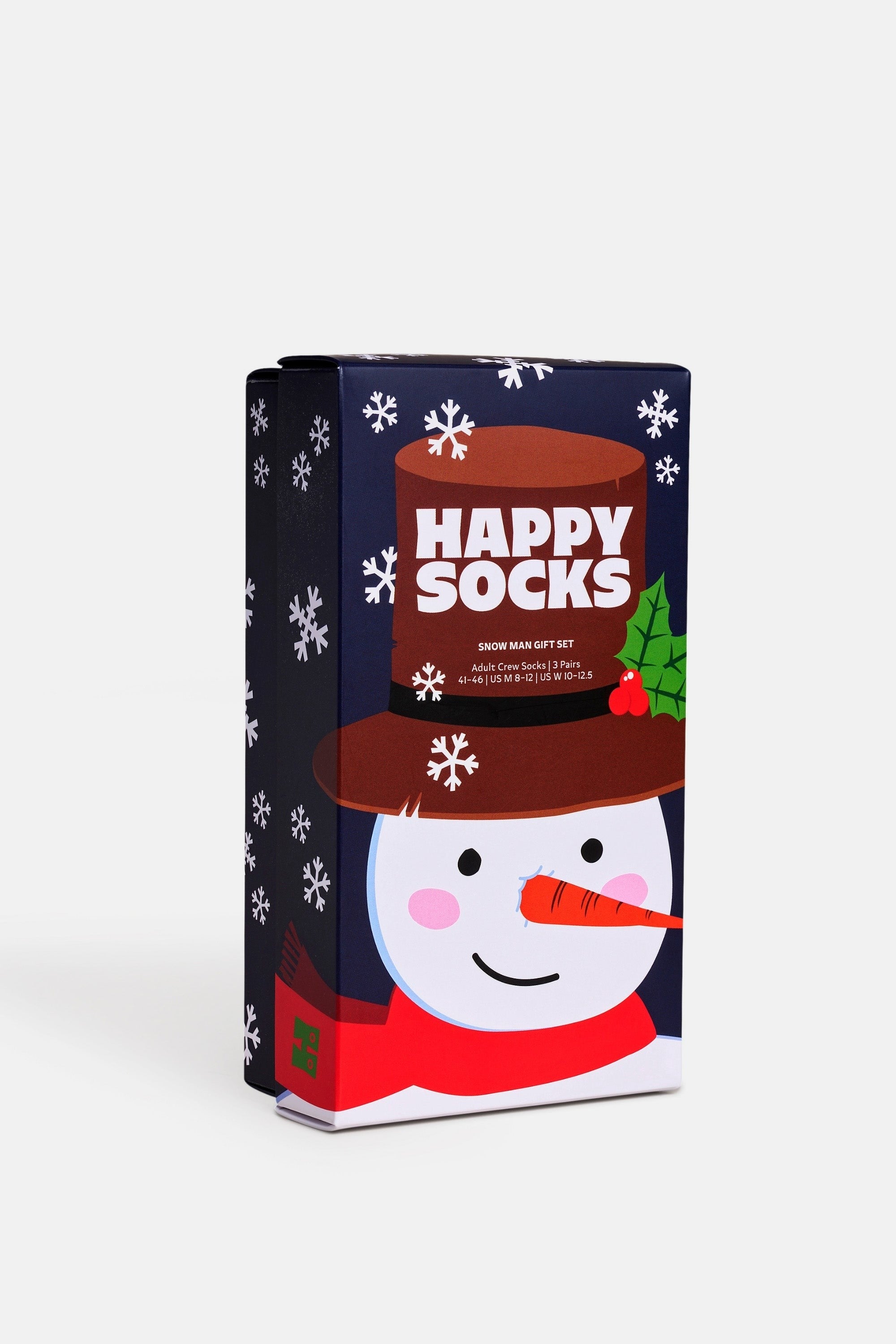 Happy Socks - Lacivert Kardan Adam Temalı Pamuklu 3’lü Çorap Seti