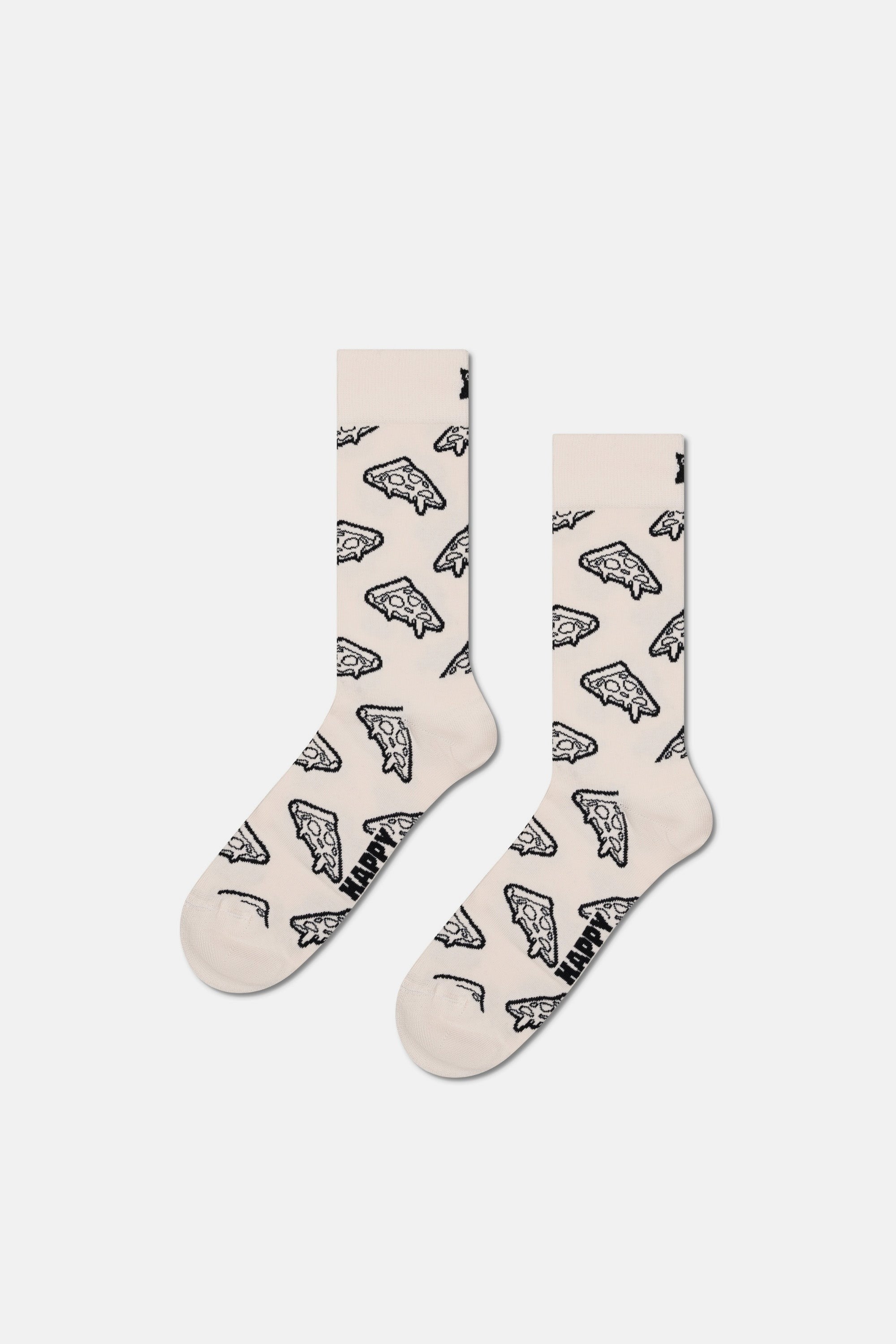 Happy Socks - Siyah Beyaz Desenli 3’lü Pamuklu Çorap Seti