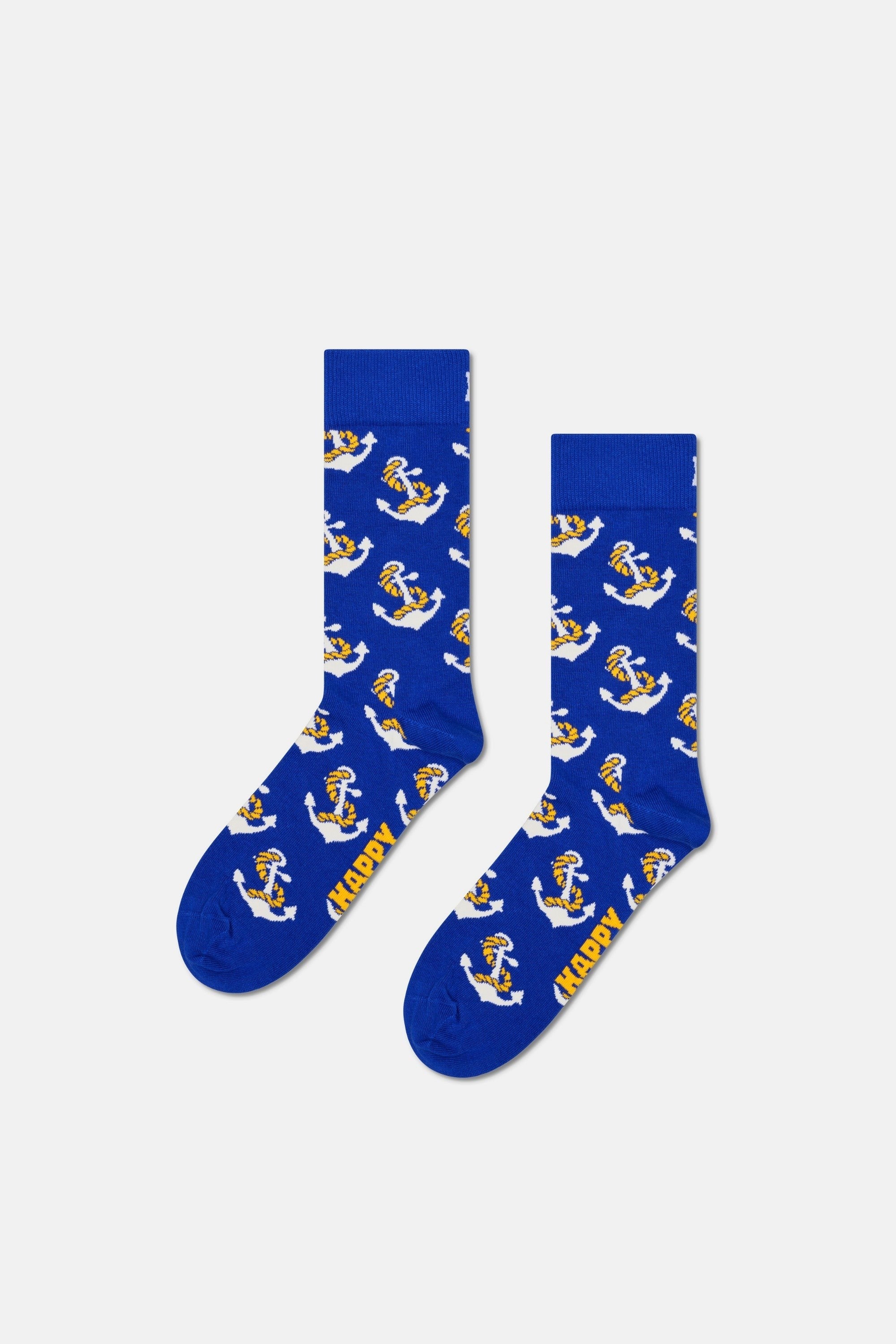 Happy Socks - Çok Renkli Sahil Temalı Pamuklu 3’lü Çorap Seti